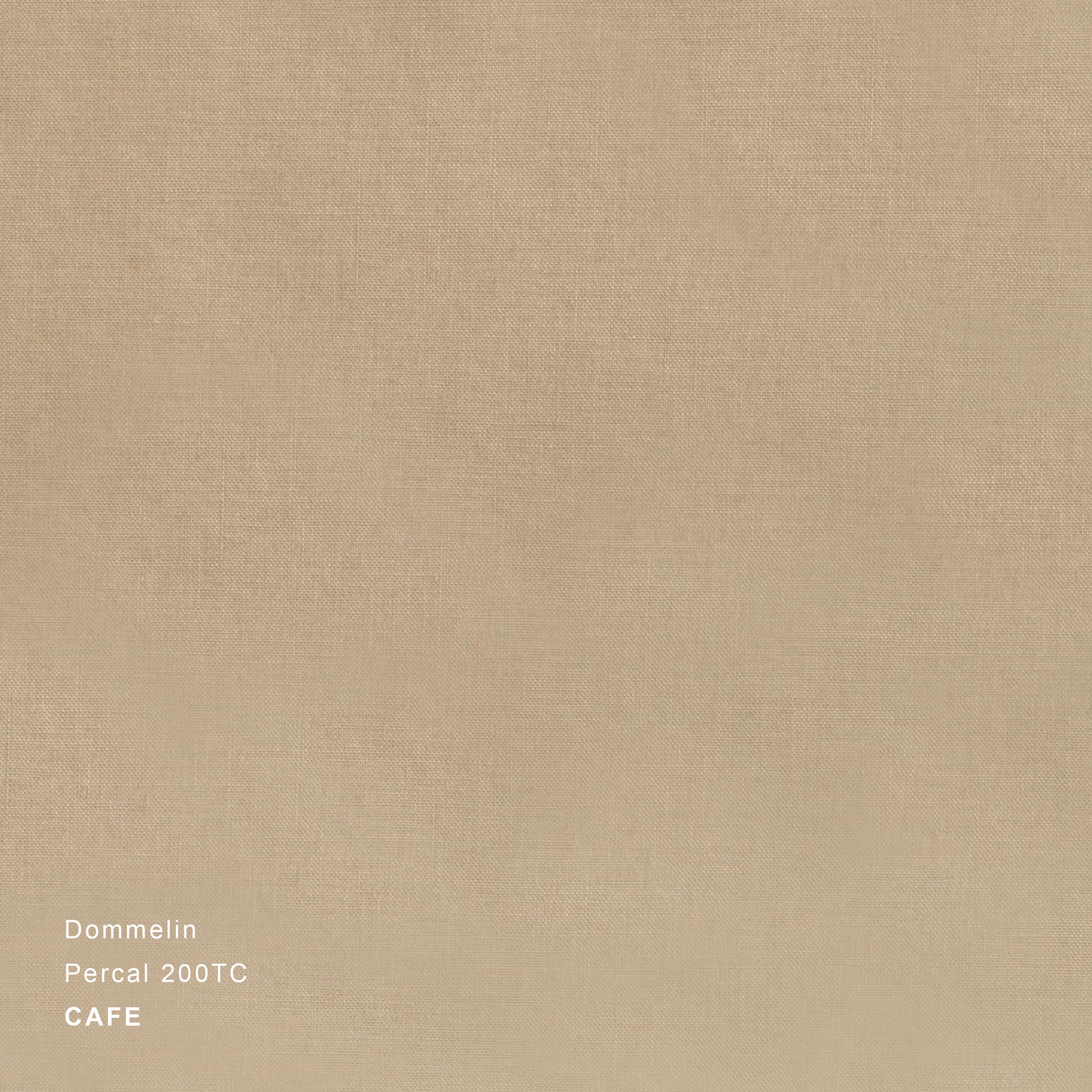 Dommelin Dekbedovertrek Set Percal 200TC Cafe 