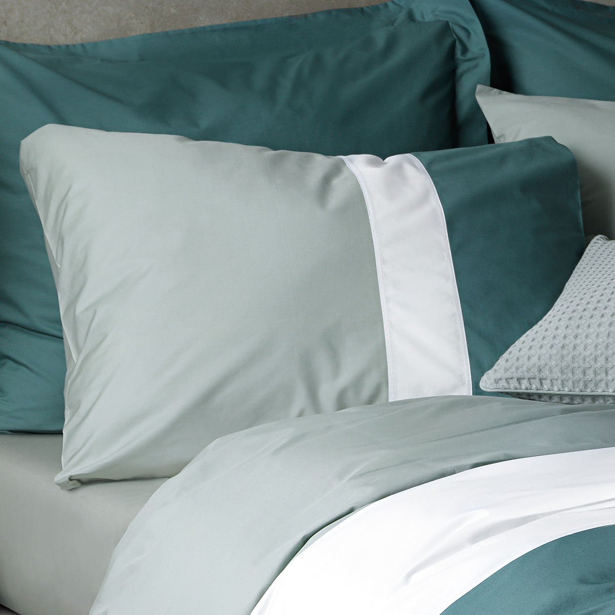 Dommelin Dekbedovertrekset Padua Percal 200TC Spargroen