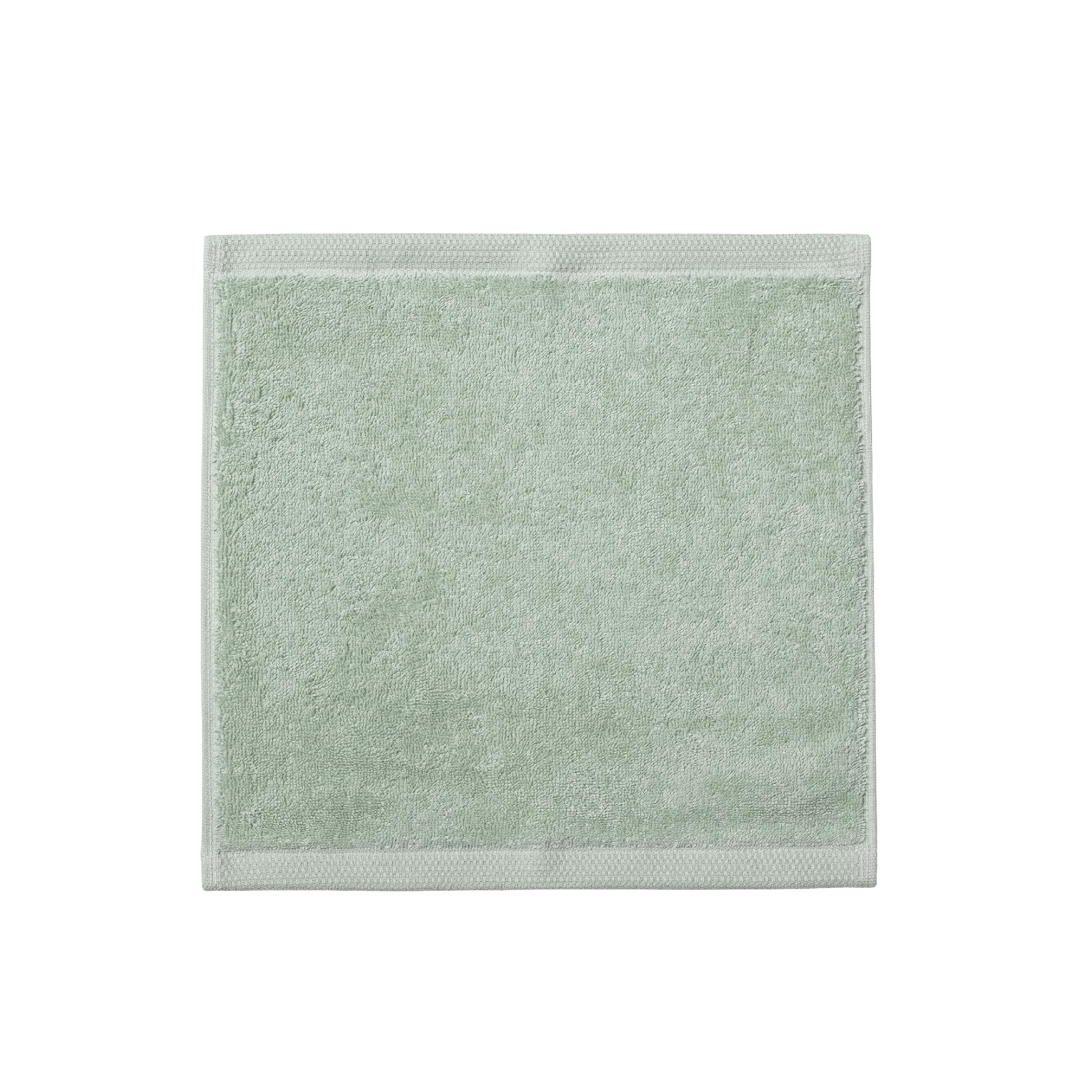 Alexandre Turpault Gezichtsdoekje Essentiel Organic Katoen 650 gr/m2 Eucalyptus 30 x 30 cm