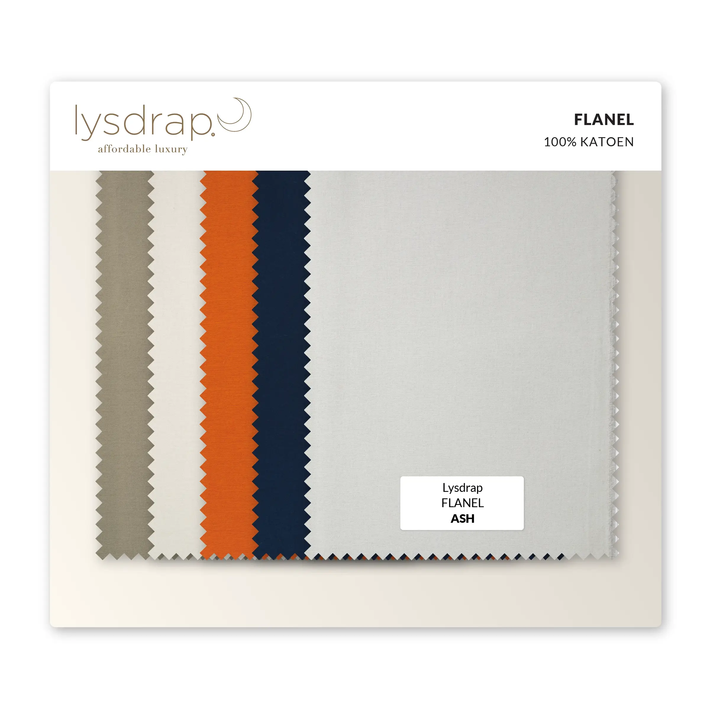 Lysdrap Kleurstalen Flanel