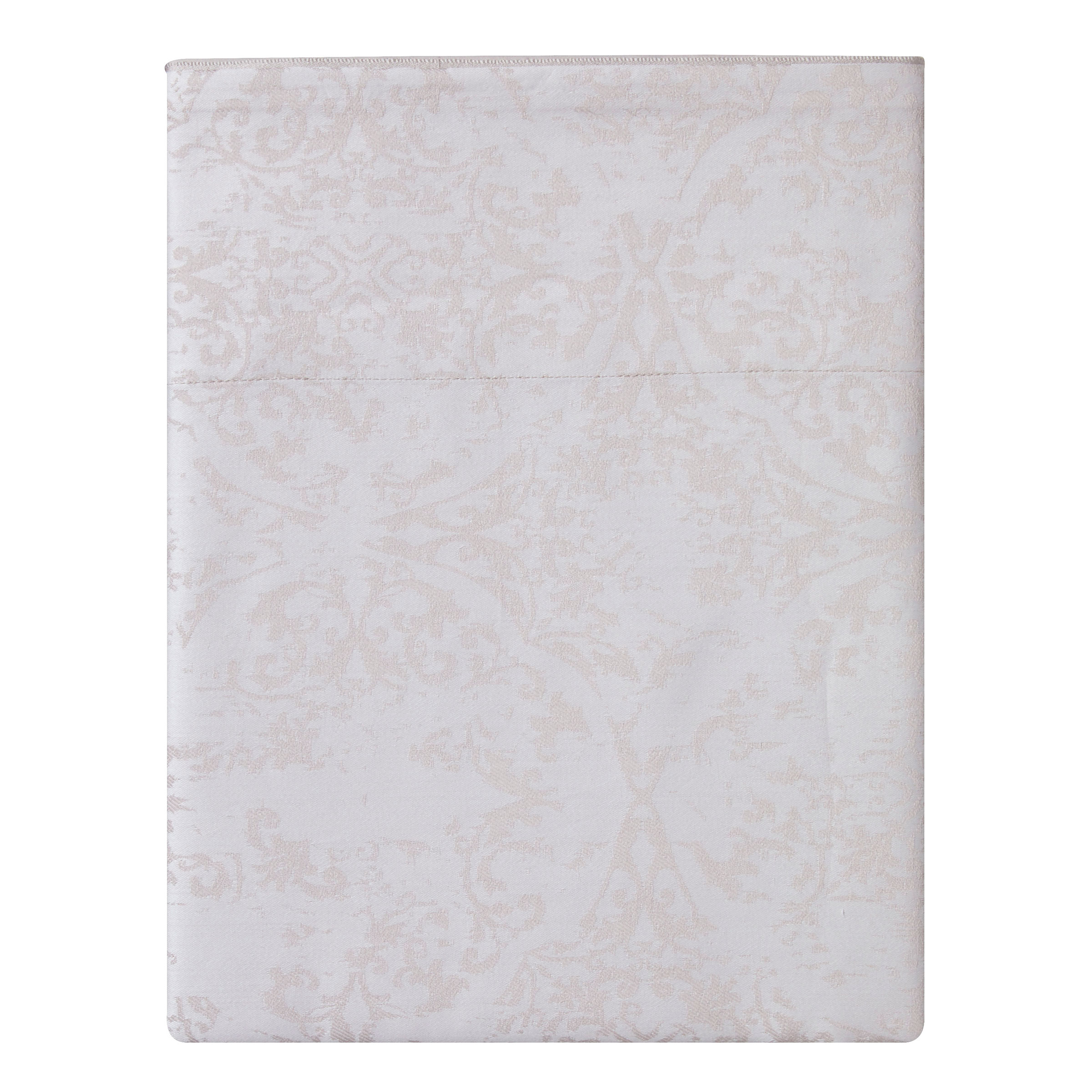 Alexandre Turpault Laken Quantique Organic Jacquard Satijn 300TC Wit - Oyster