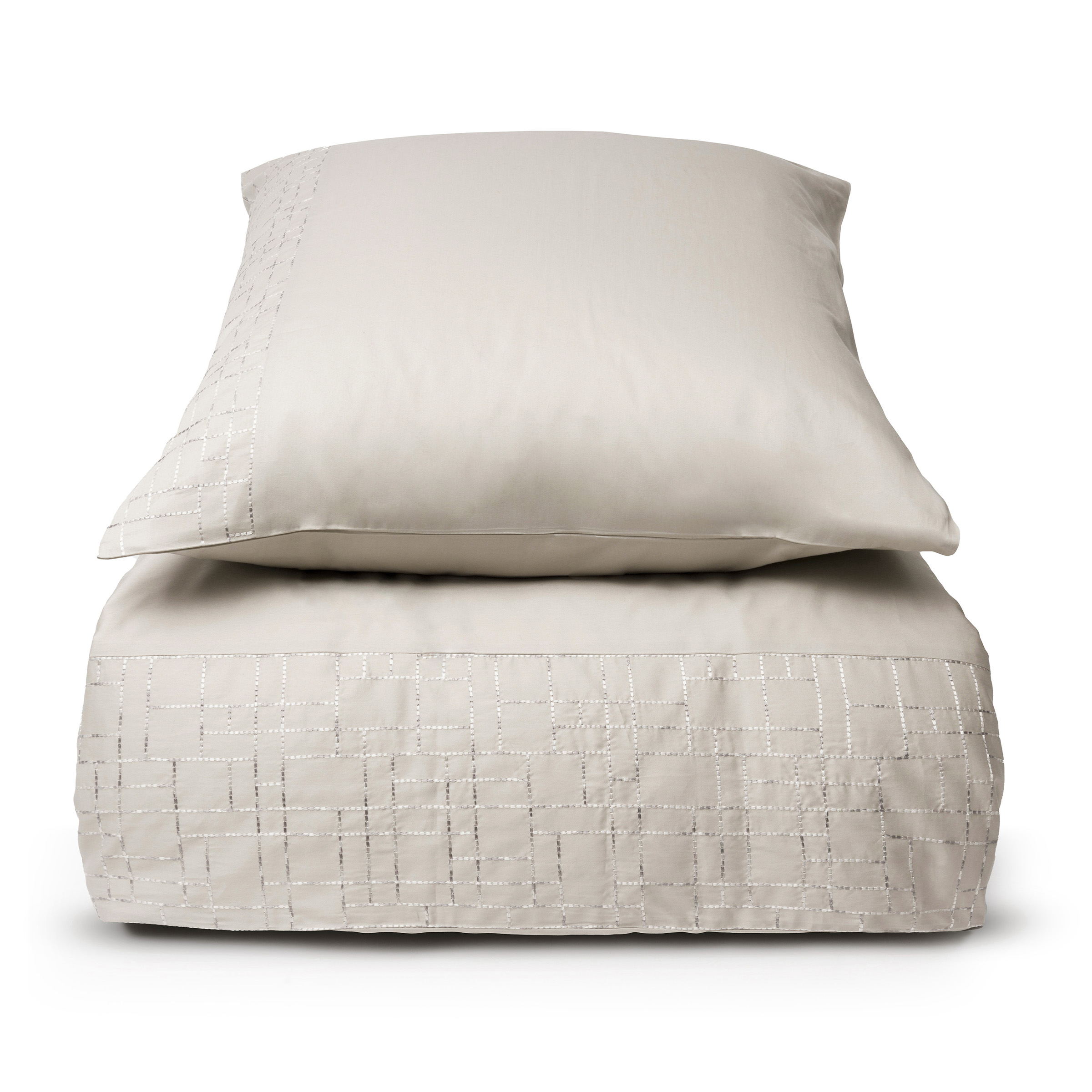 Mrs.Me Dekbedovertrekset Zen Satijn 300TC Beige