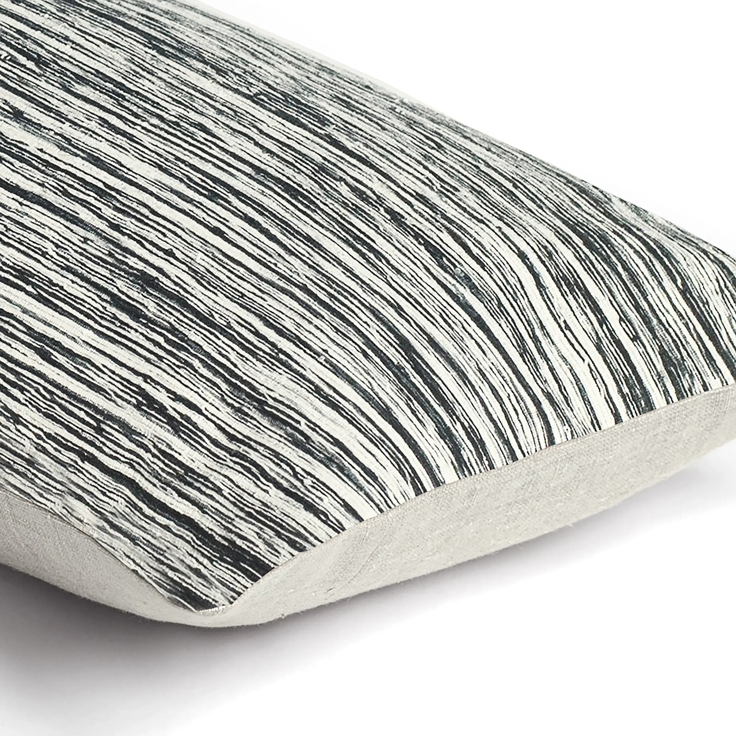 Mrs.Me Sierkussen Sketch Katoen Zijde Indigo - Off White 30 x 60 cm