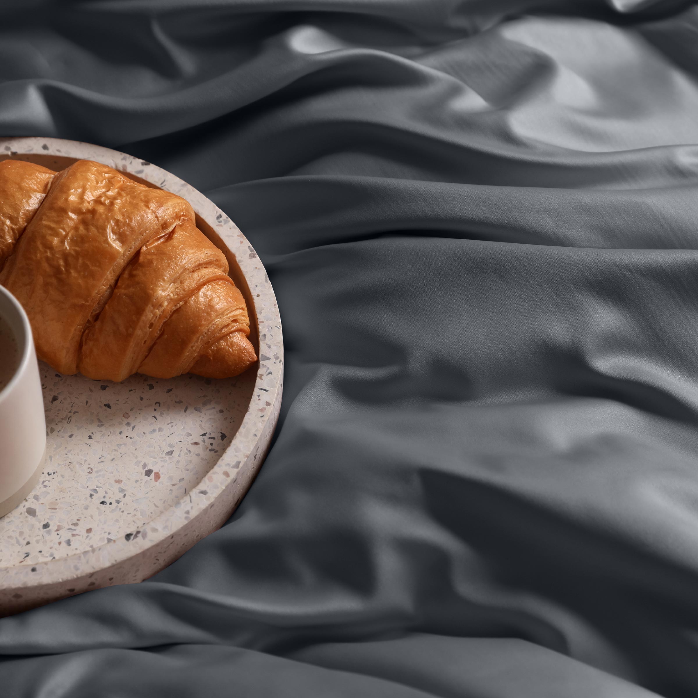 Dommelin Dekbedovertrek Set Satijn 300TC Olifantgrijs