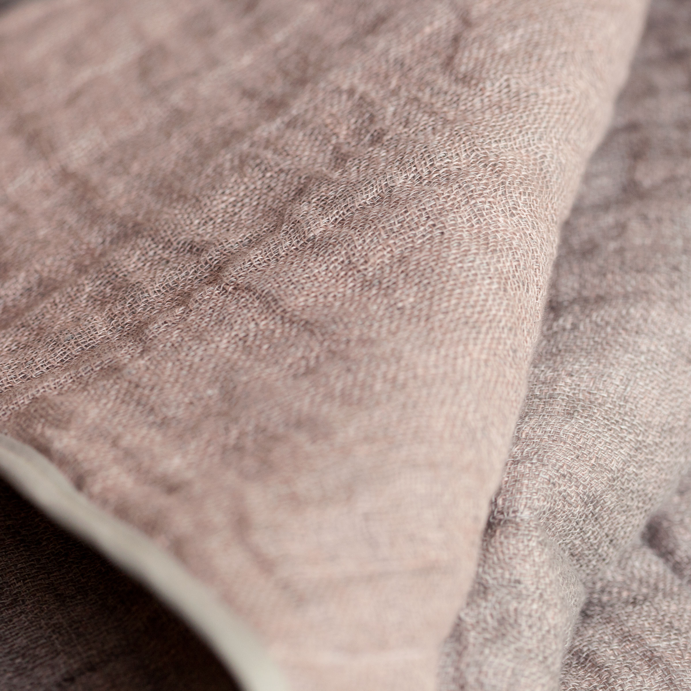 Mrs.Me Bedeind Sprei Celeste Linnen Grey - Blush 140 x 300 cm