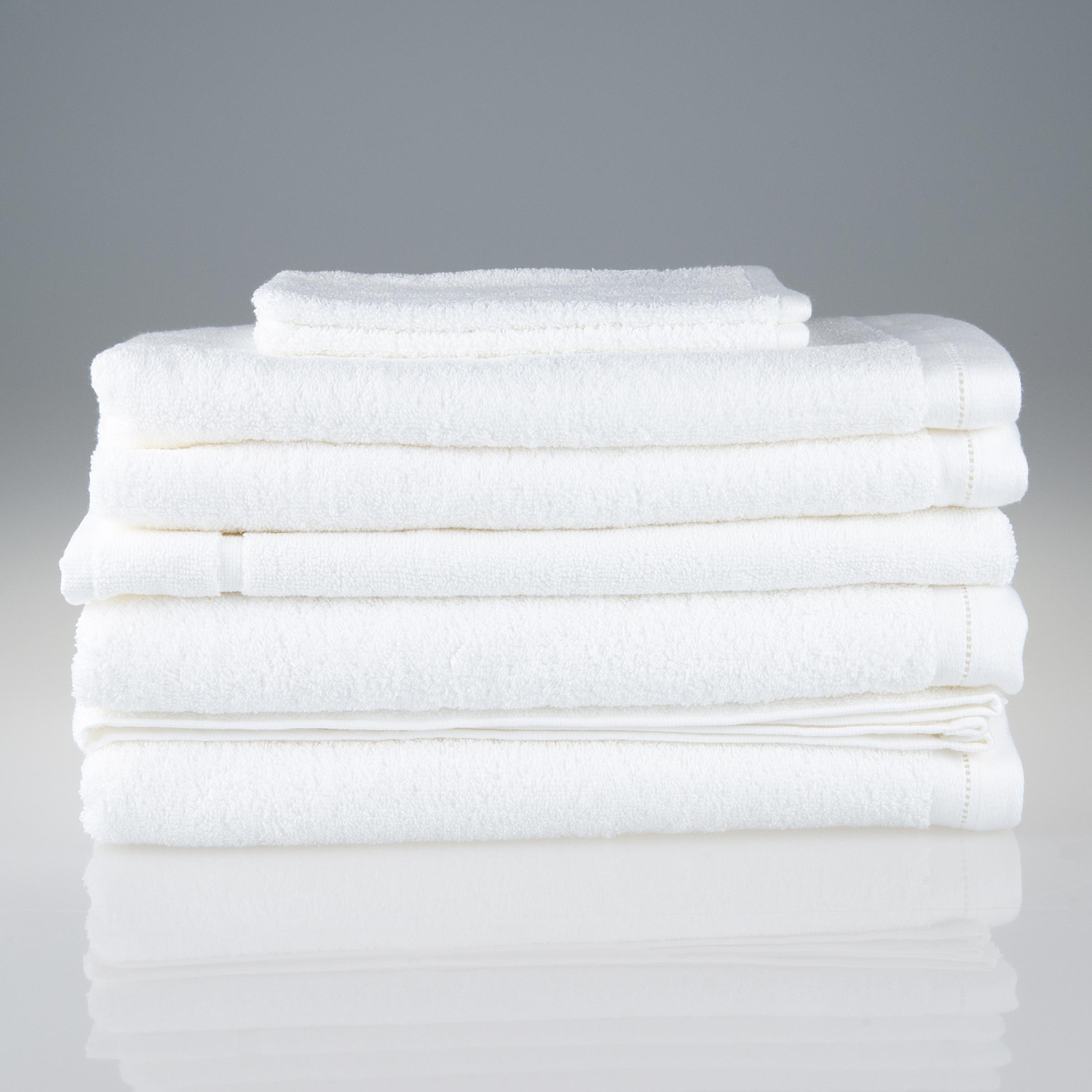 Dommelin Handdoek Windsor Katoen 500 gr/m2 Wit 50 x 100 cm (2st)