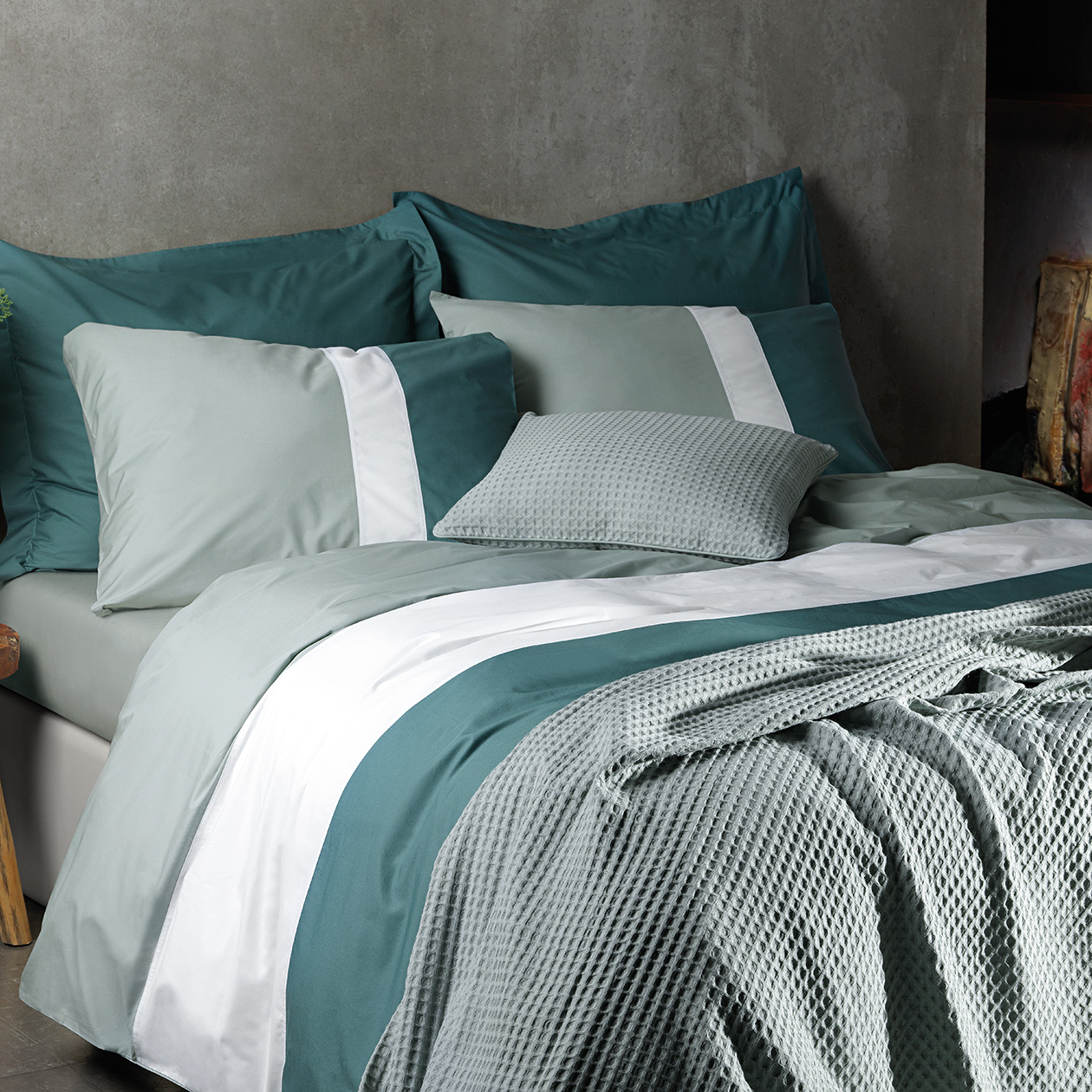 Dommelin Dekbedovertrekset Padua Percal 200TC Spargroen