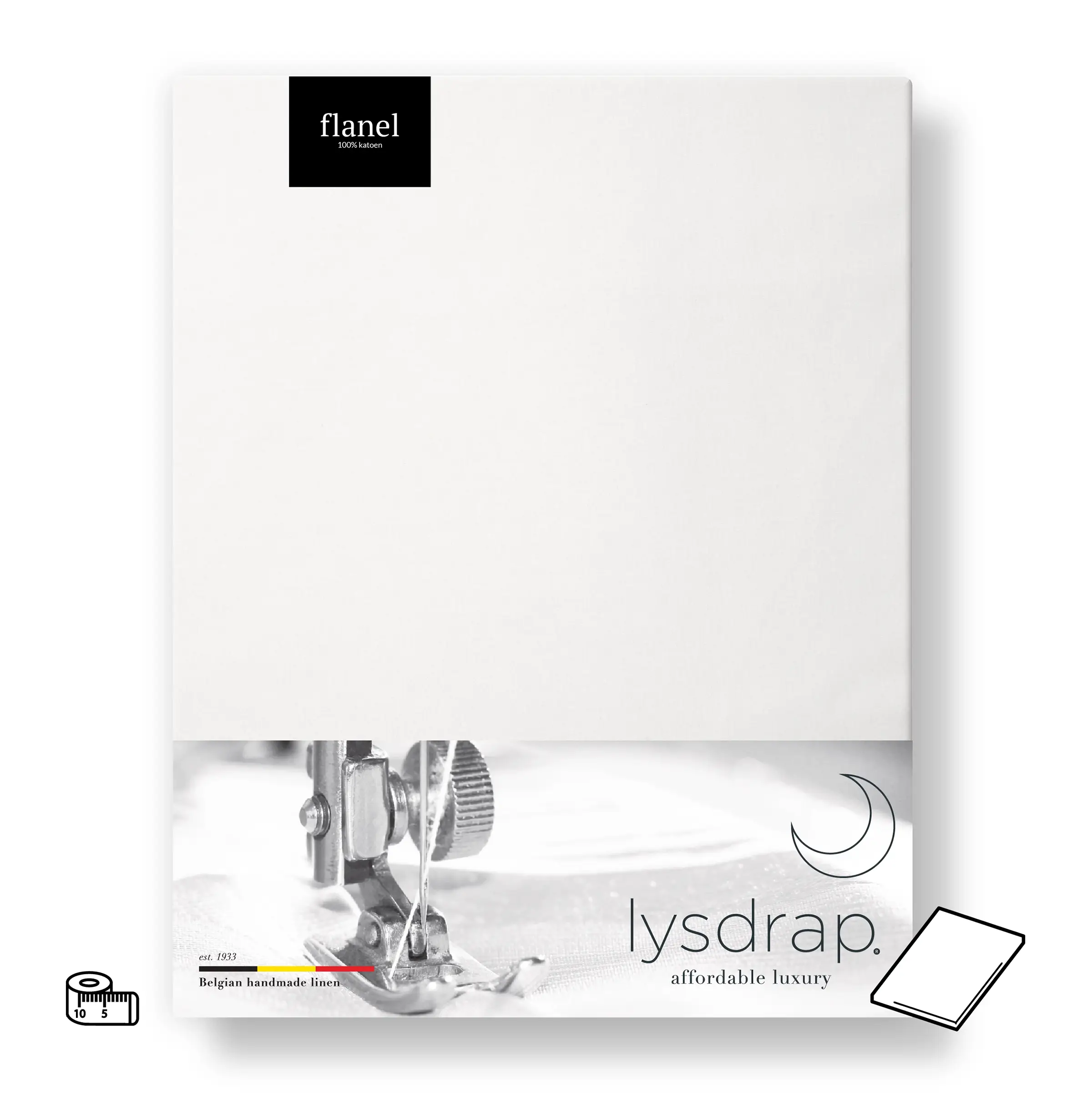 Lysdrap Topper Hoeslaken op Maat Flanel 140 gr/m2