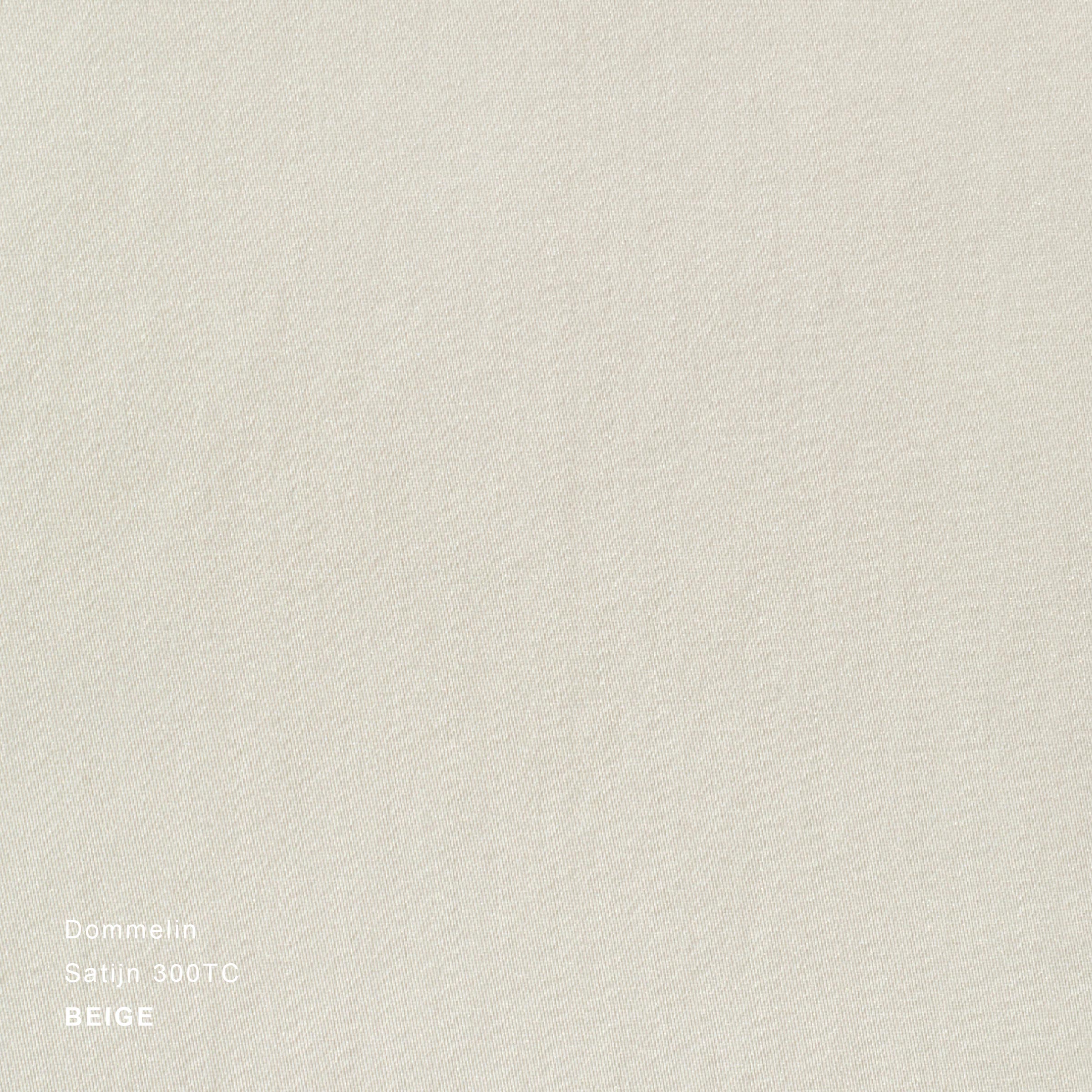 Dommelin Dekbedovertrek Set Satijn 300TC Beige 