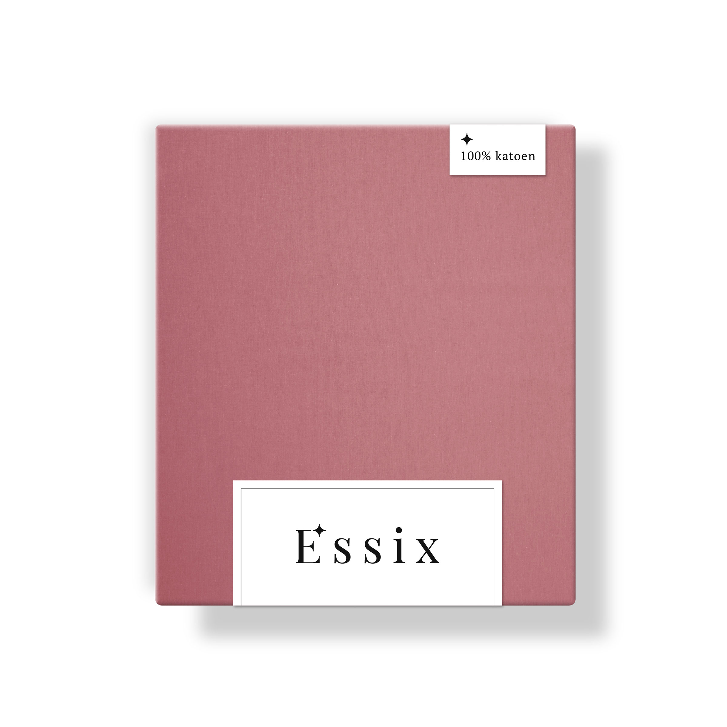 Essix Kussensloop Tout Doux Katoen 145TC Rose Indien