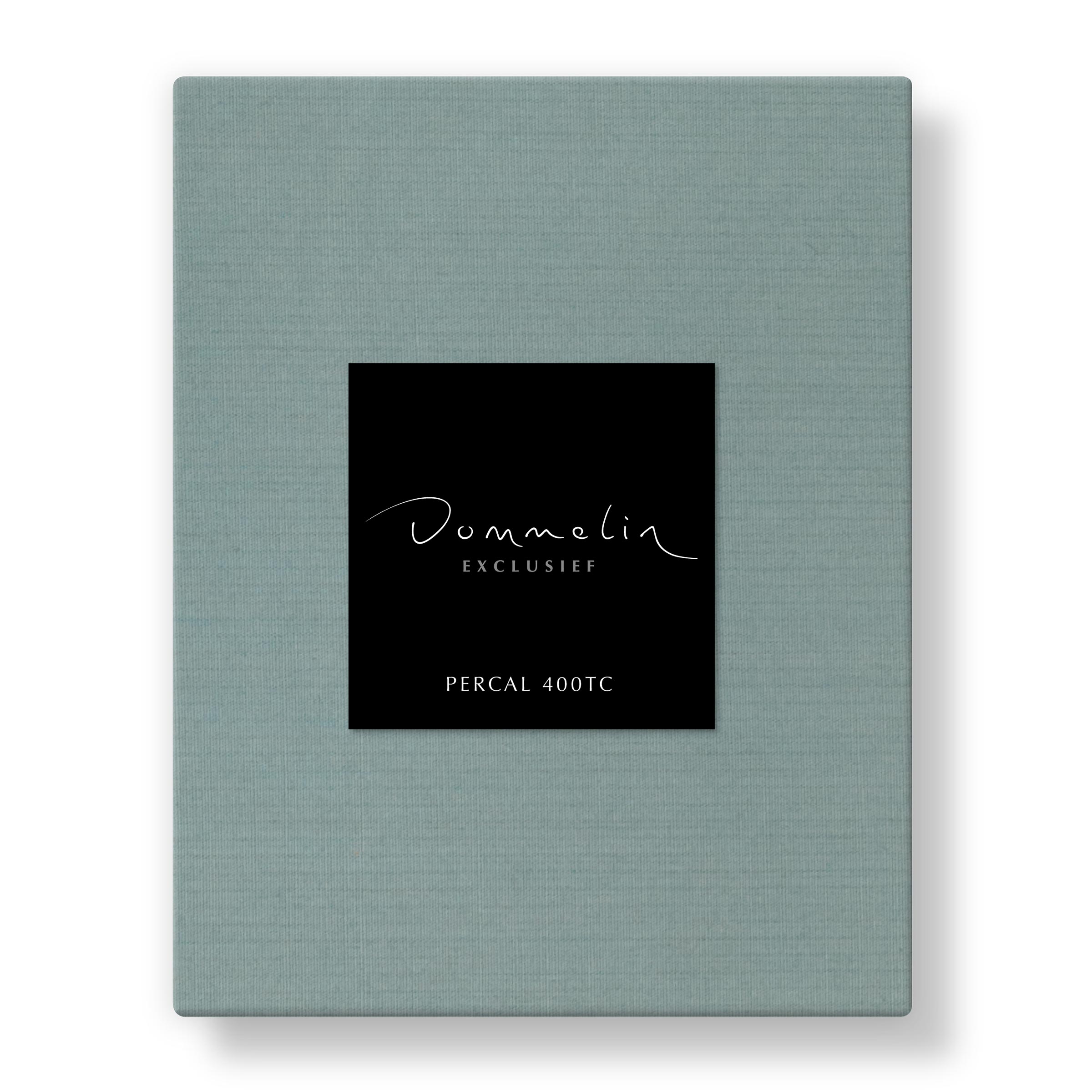 Dommelin Hoeslaken Percal 400TC Jade