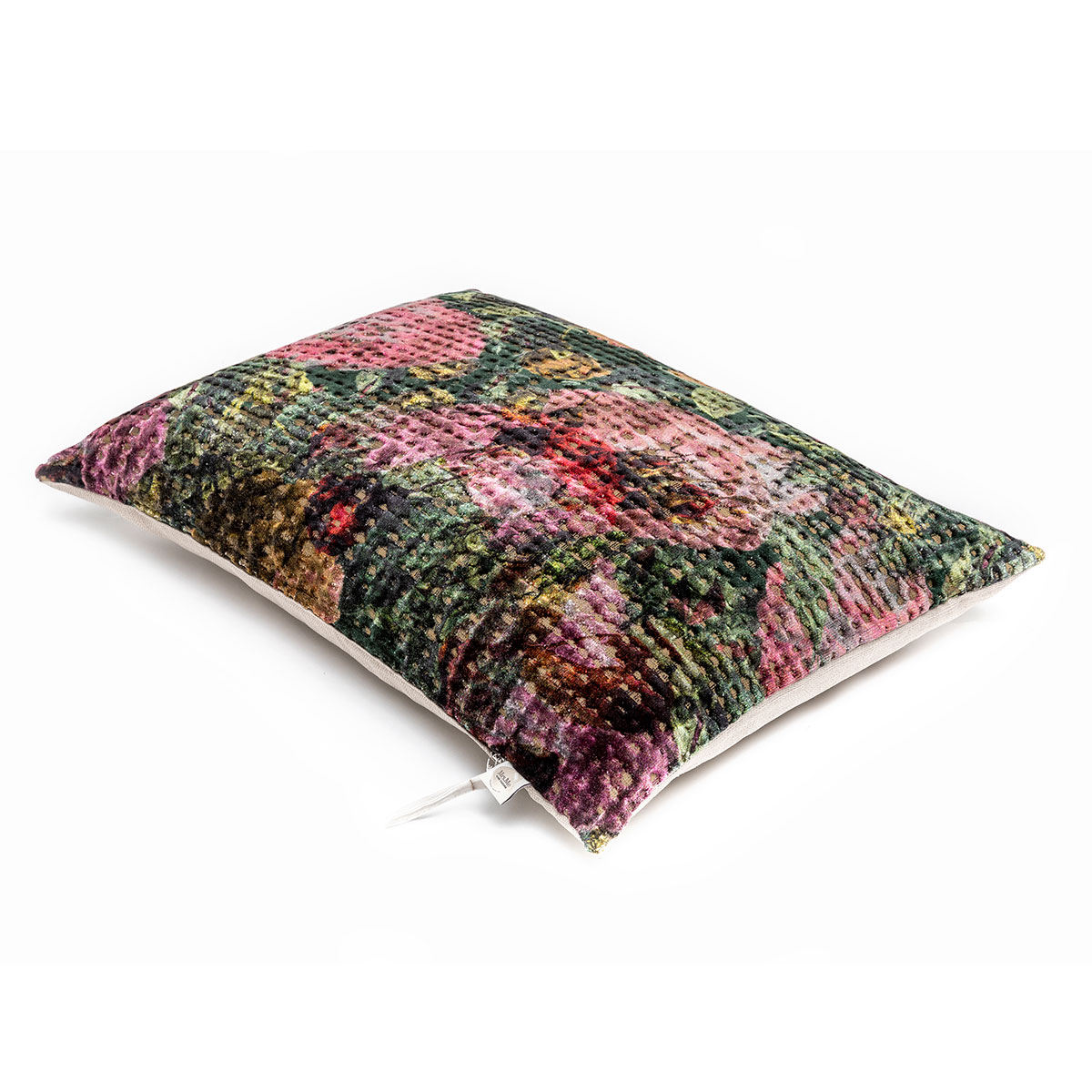 Mrs.Me Sierkussen Bloom Velours Lilac Green 45 x 60 cm
