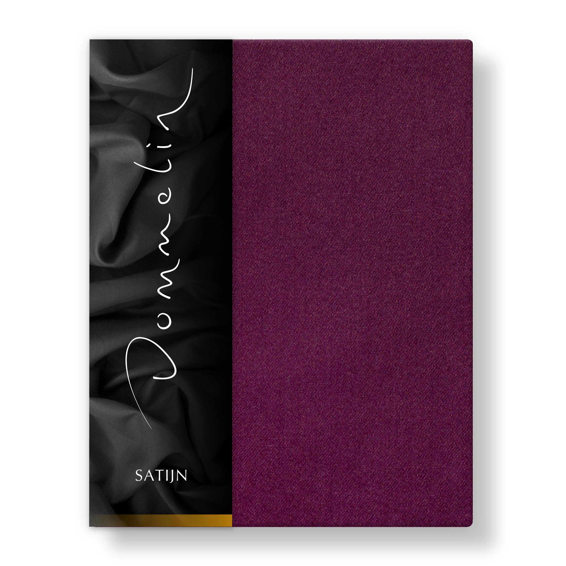 Dommelin Split Topper Hoeslaken Satijn 300TC Aubergine