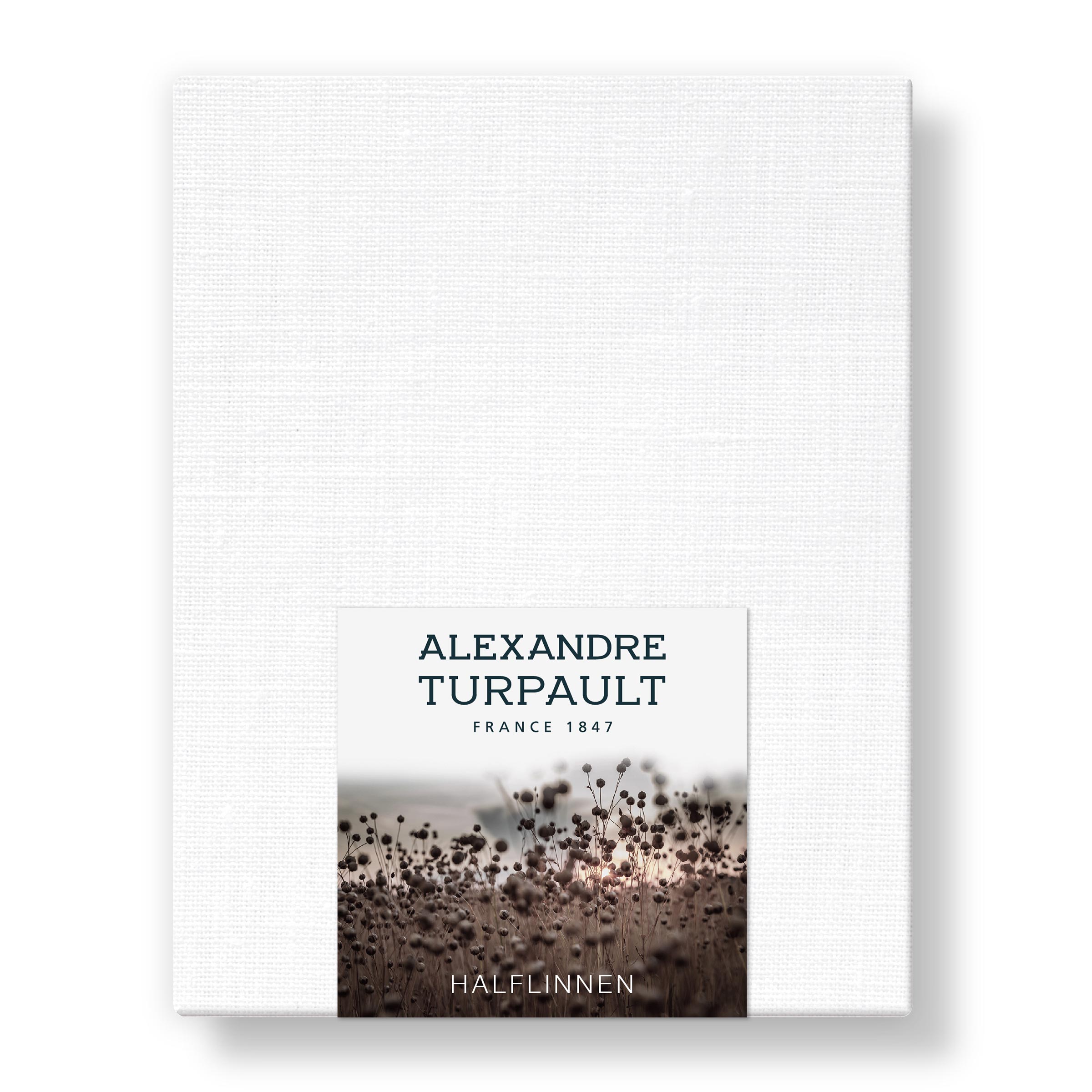 Alexandre Turpault Hoeslaken Ontario Halflinnen Wit