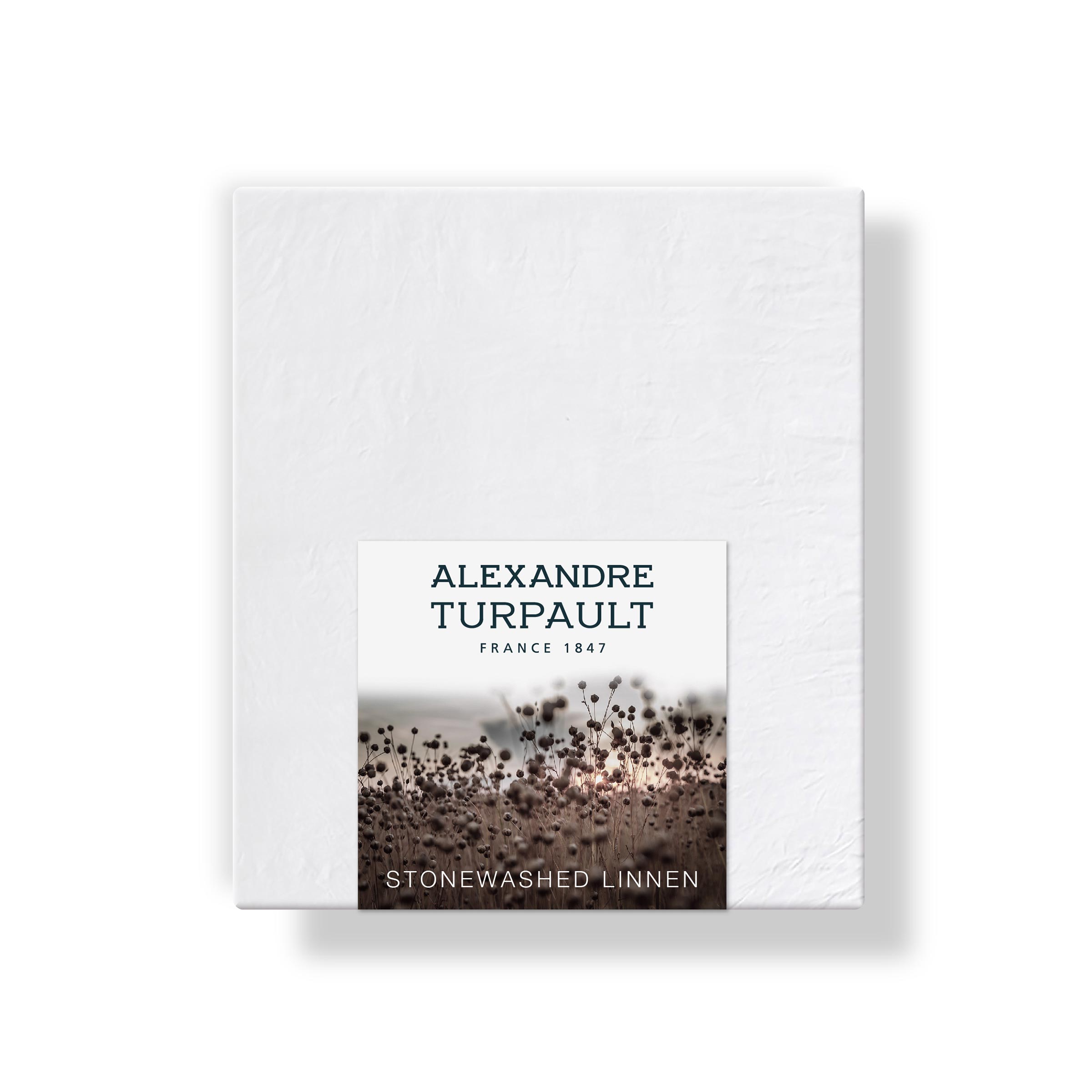 Alexandre Turpault Kussensloop Nouvelle Vague Stonewashed Linnen Wit