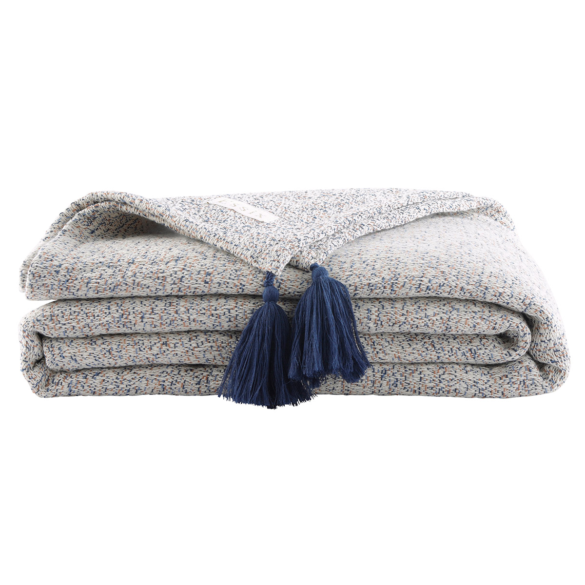 Essix Plaid Folk Katoen Beige 130 x 170 cm