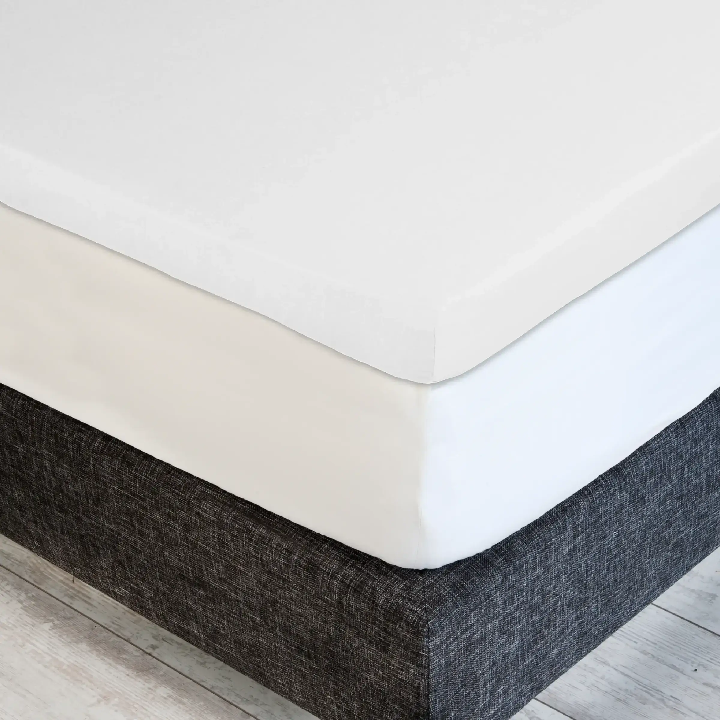 Lysdrap Topper Hoeslaken Satijn 600TC Nude