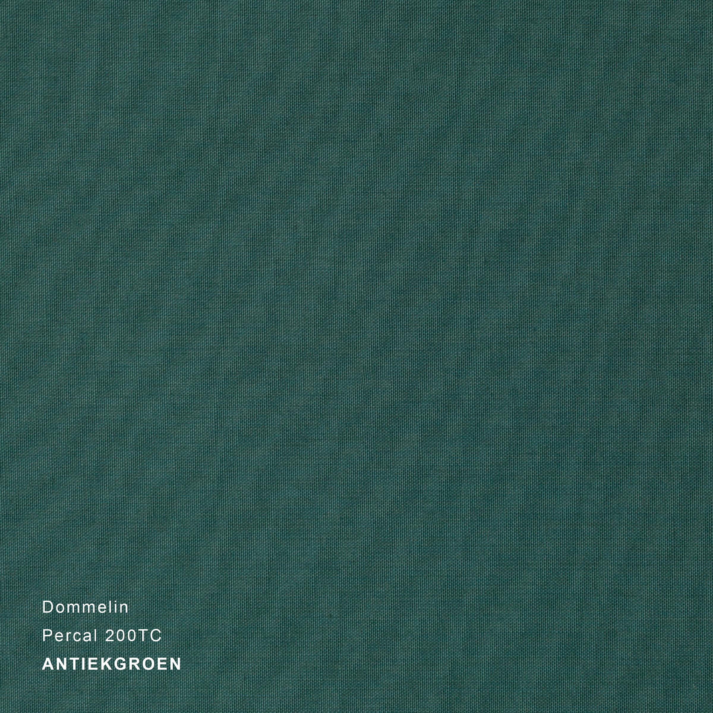 Dommelin Dekbedovertrek Percal 200TC Antiekgroen