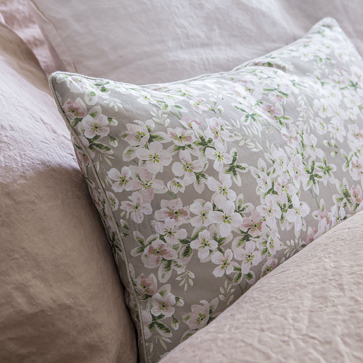 Alexandre Turpault Sierkussenhoes Bloom Linnen Boise 40 x 60 cm