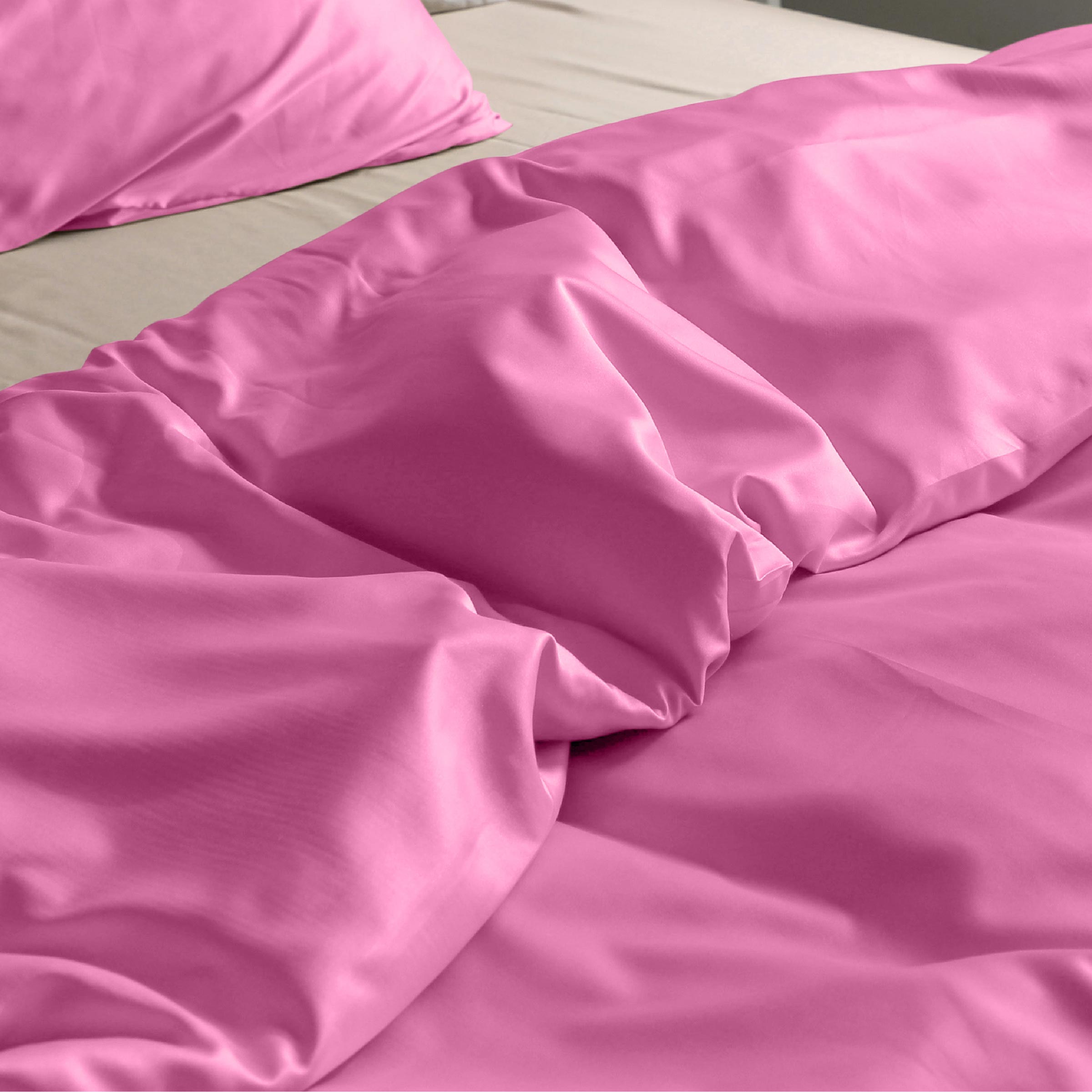 Dommelin Dekbedovertrek Set Satijn 300TC Fuchsia 