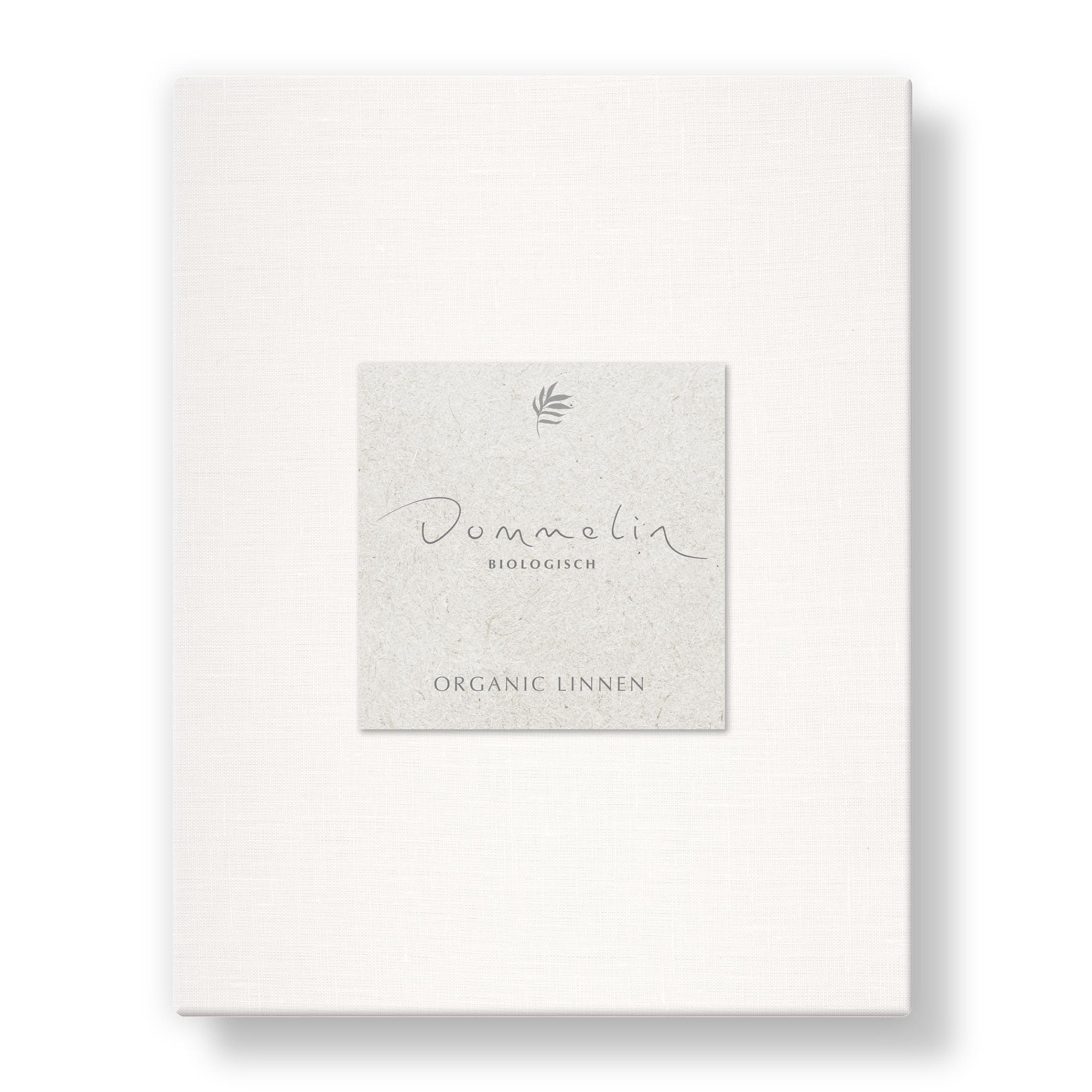 Dommelin Hoeslaken Organic Linnen 140TC Wit