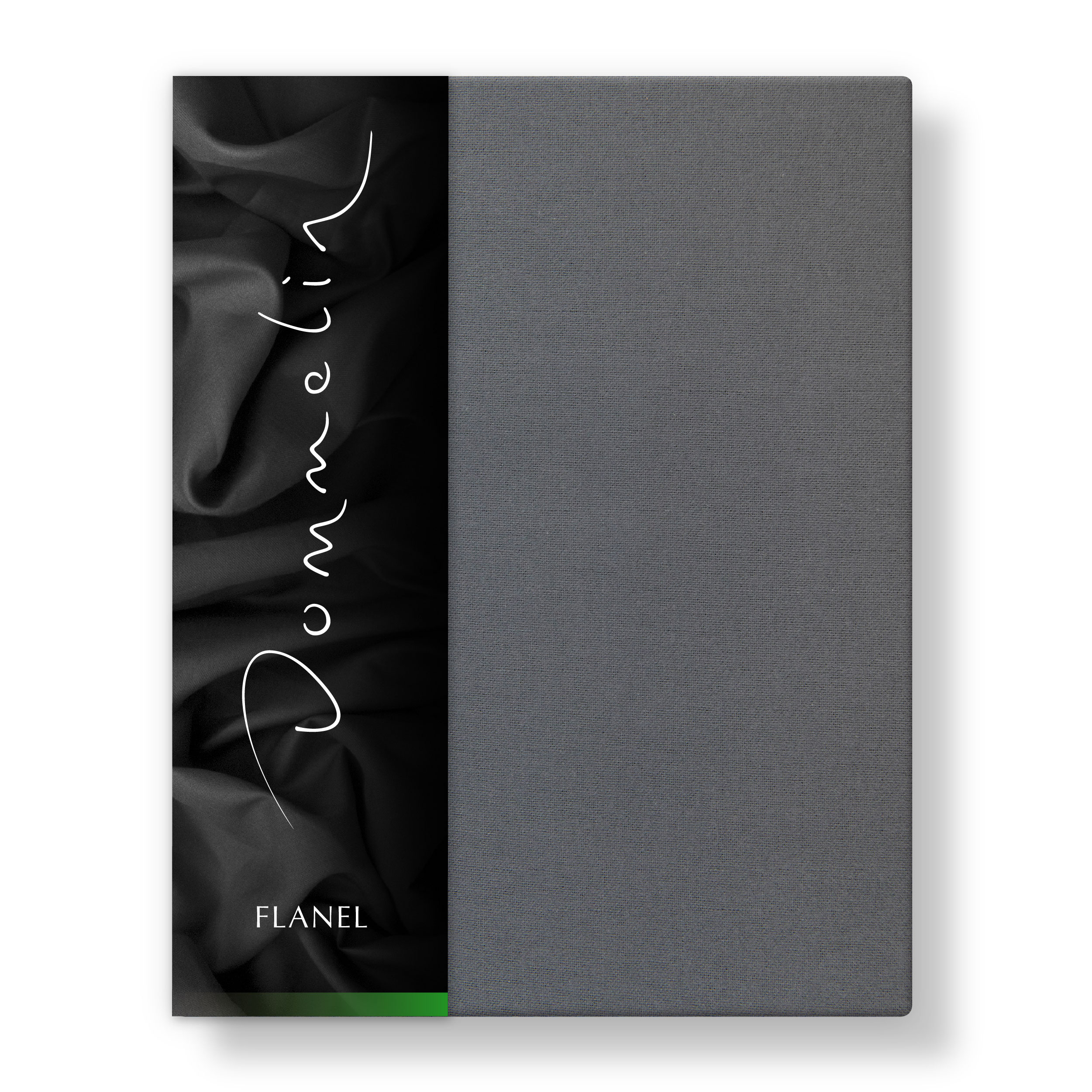 Dommelin Dubbel Split Hoeslaken Flanel Olifantgrijs