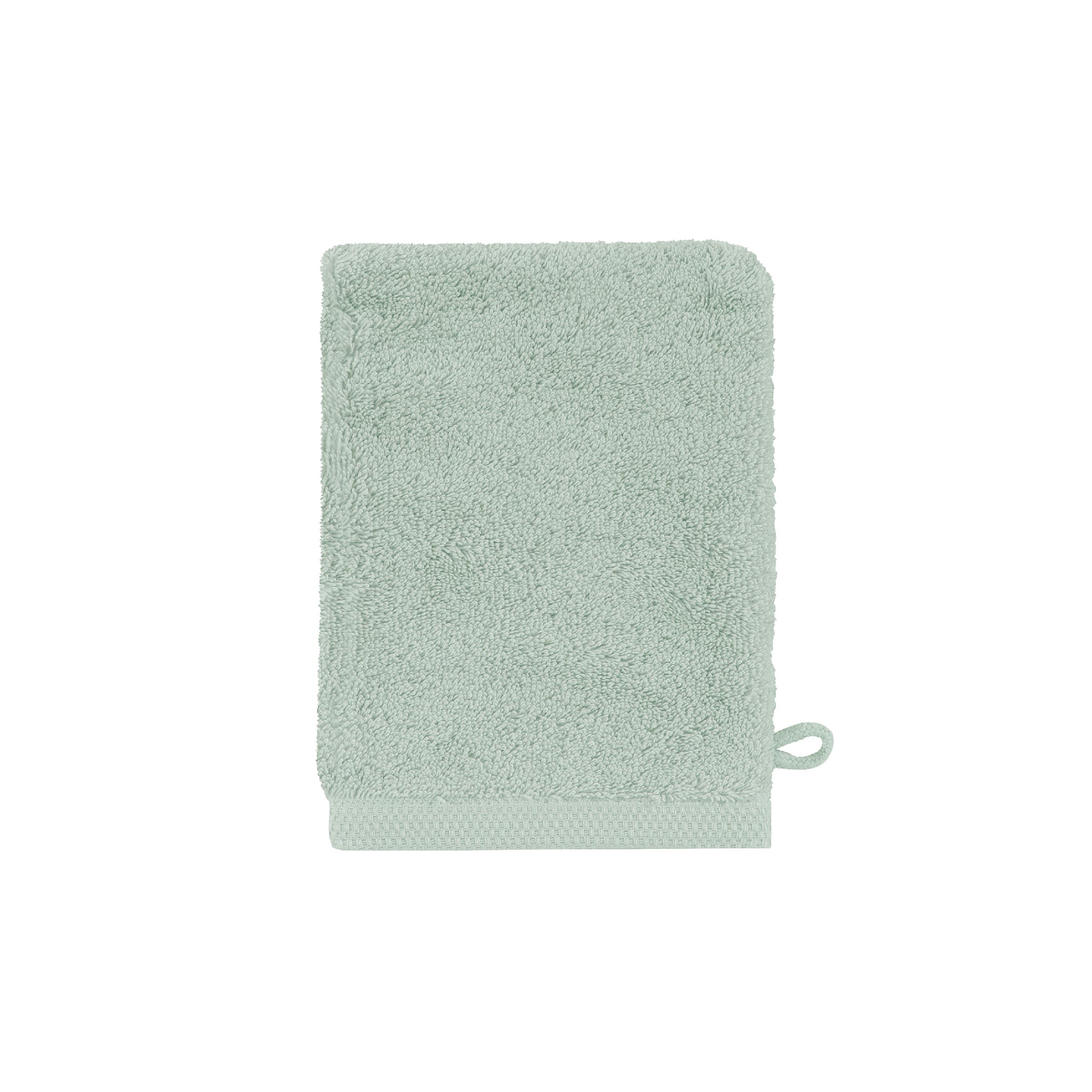Alexandre Turpault Washandje Essentiel Organic Katoen 650 gr/m2 Eucalyptus 16 x 21 cm