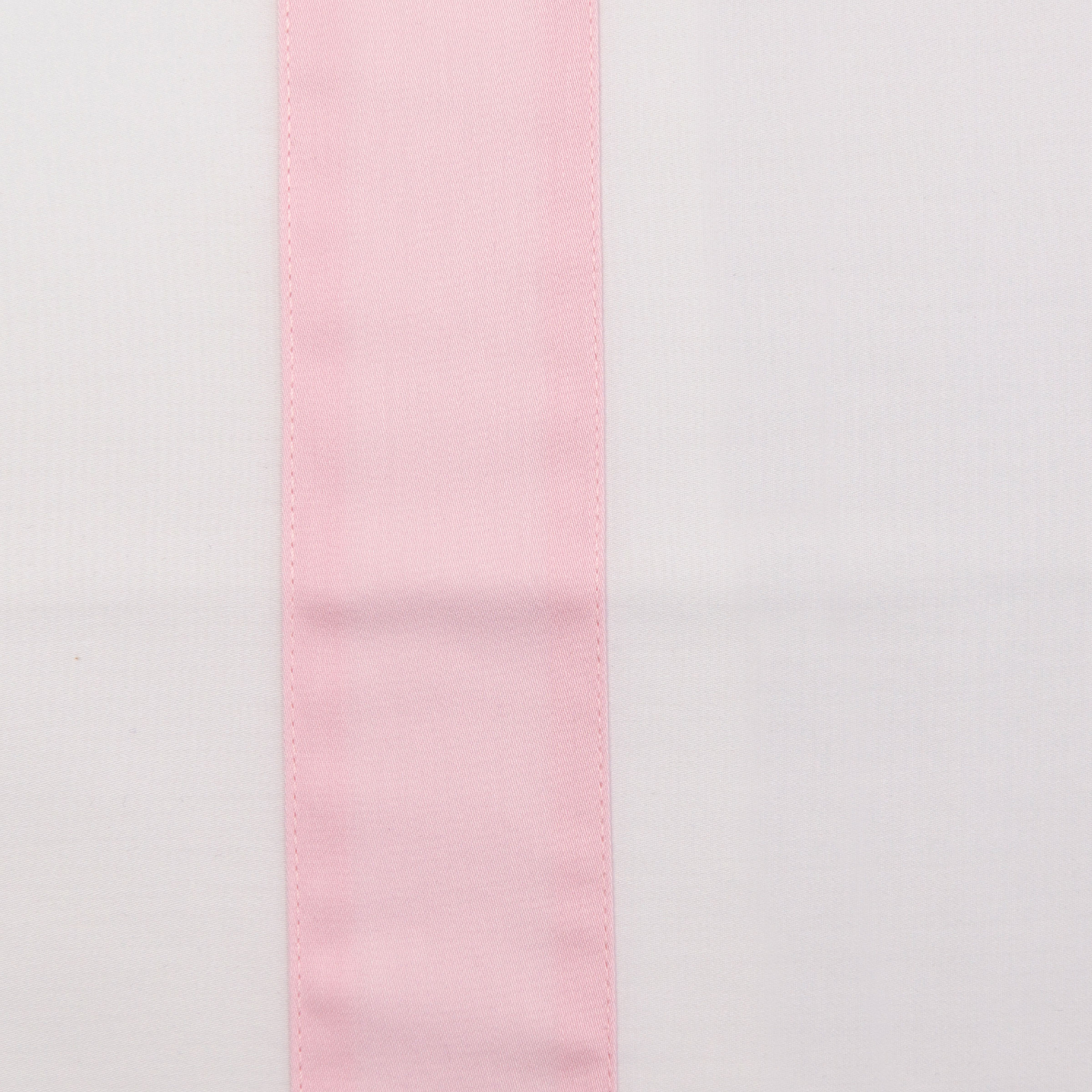 Dommelin Dekbedovertrekset Listra Satijn 300TC Wit - Lichtroze