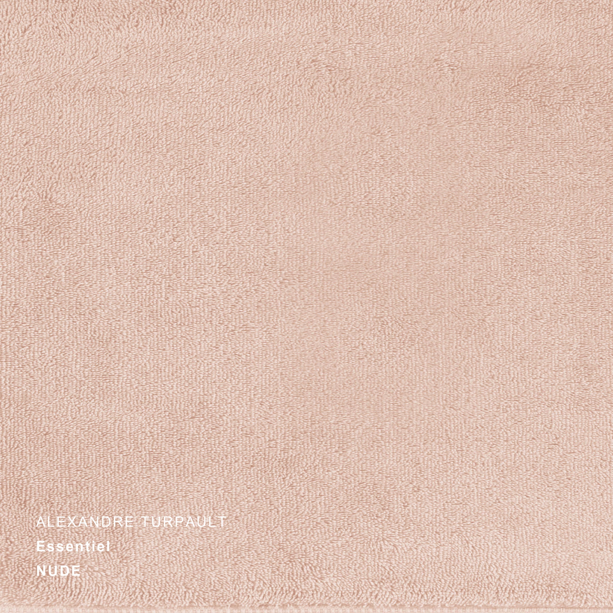 Alexandre Turpault Gezichtsdoekje Essentiel Organic Katoen 650 gr/m2 Nude 30 x 30 cm