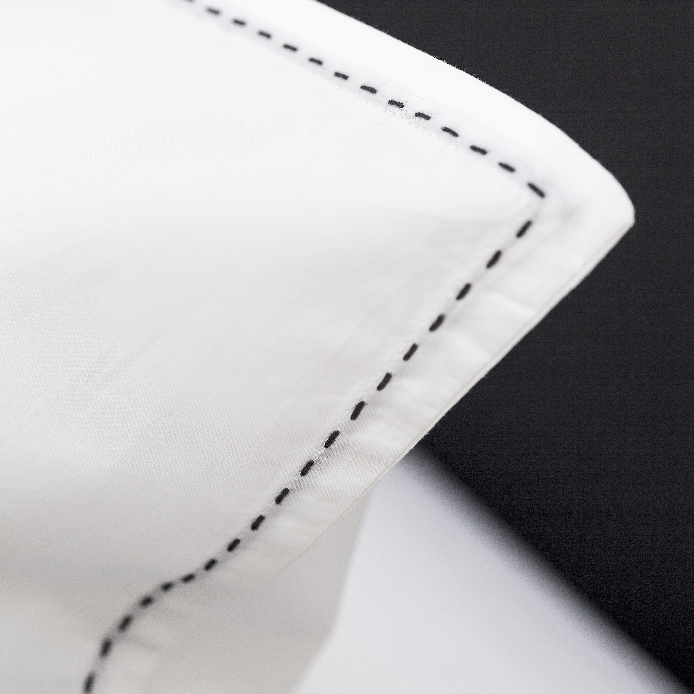 Mrs.Me Kussensloop Couture Percal 300TC Wit 60 x 70 cm