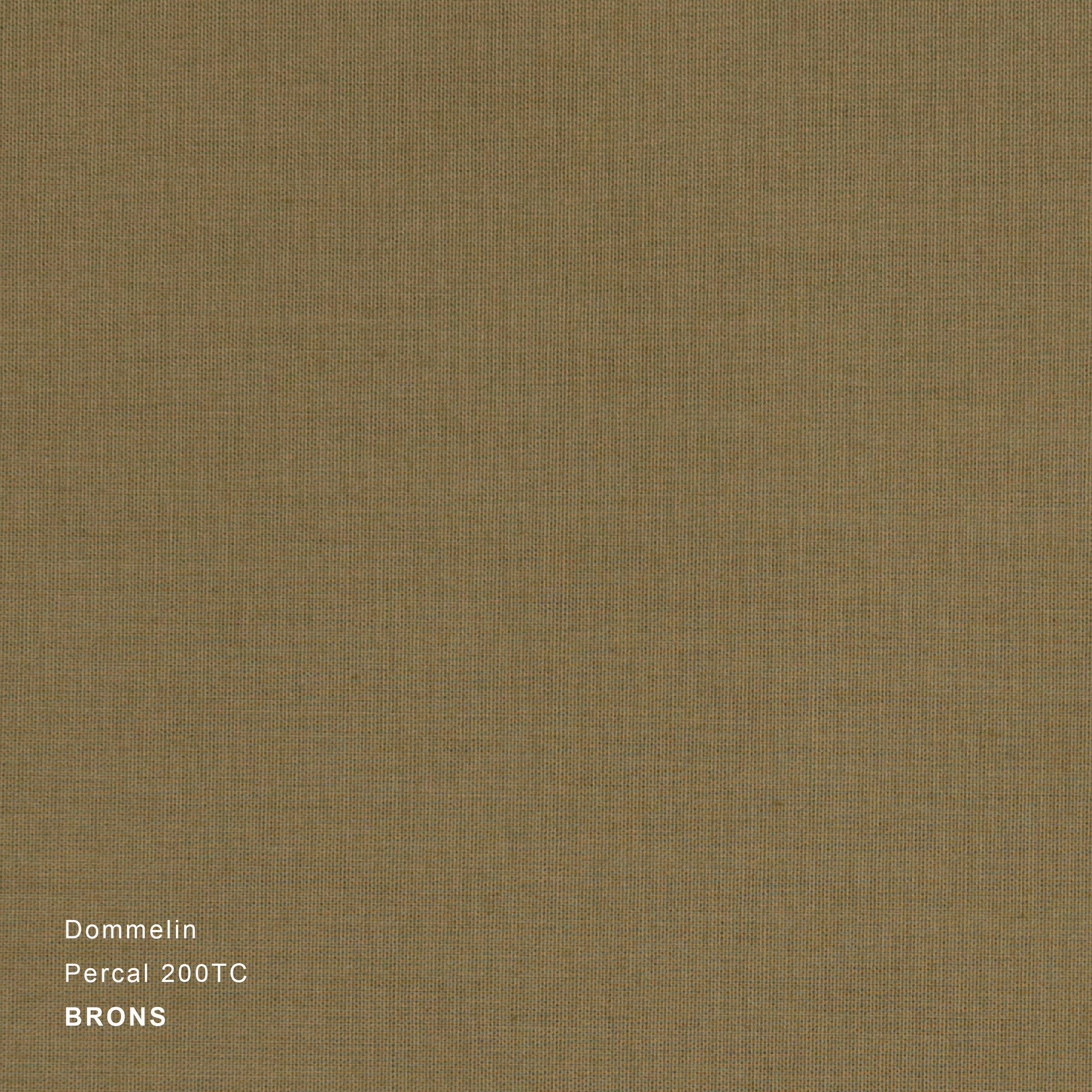 Dommelin Dekbedovertrek Set Percal 200TC Brons 
