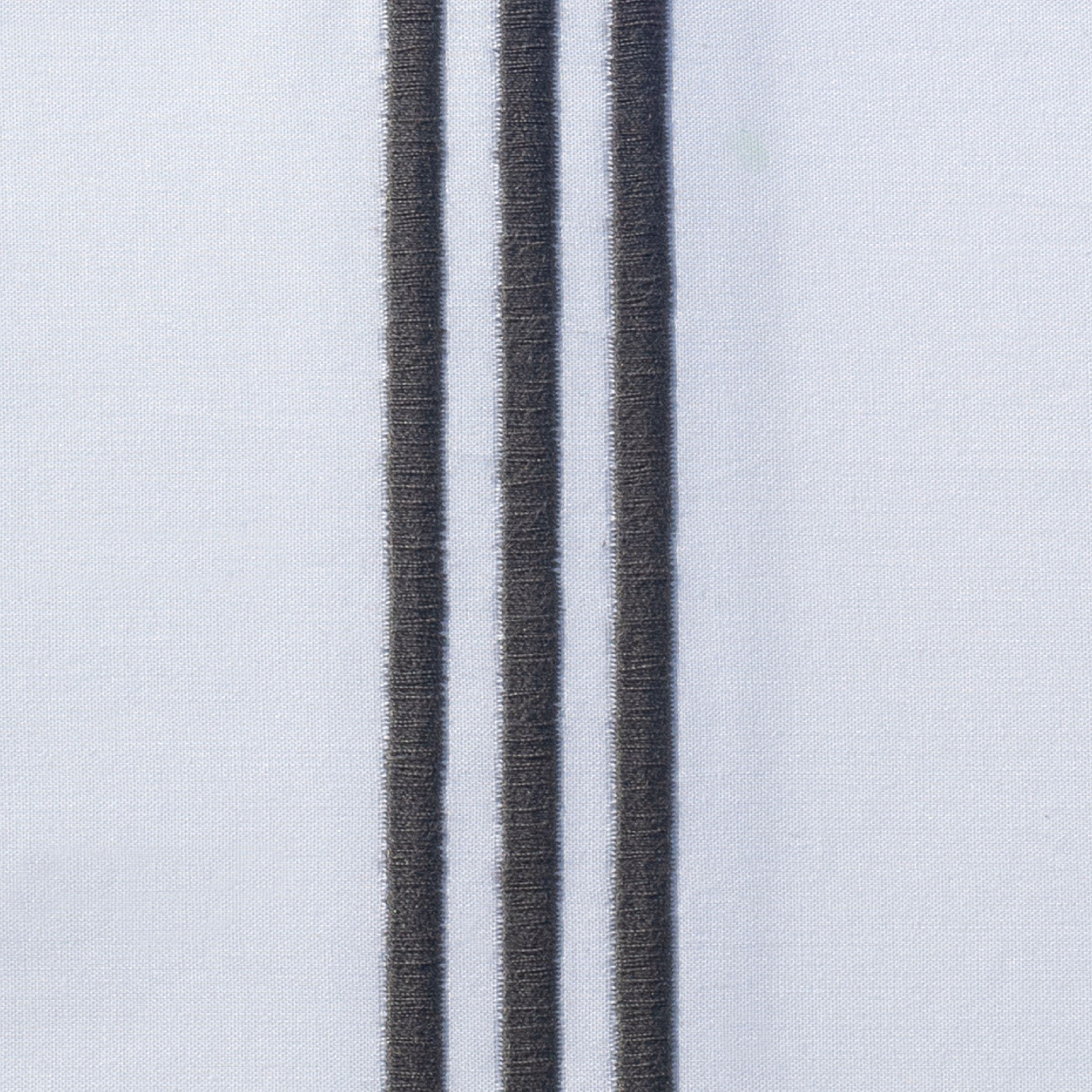 Dommelin Dekbedovertrekset Cortina Percal 200TC Wit - Antraciet