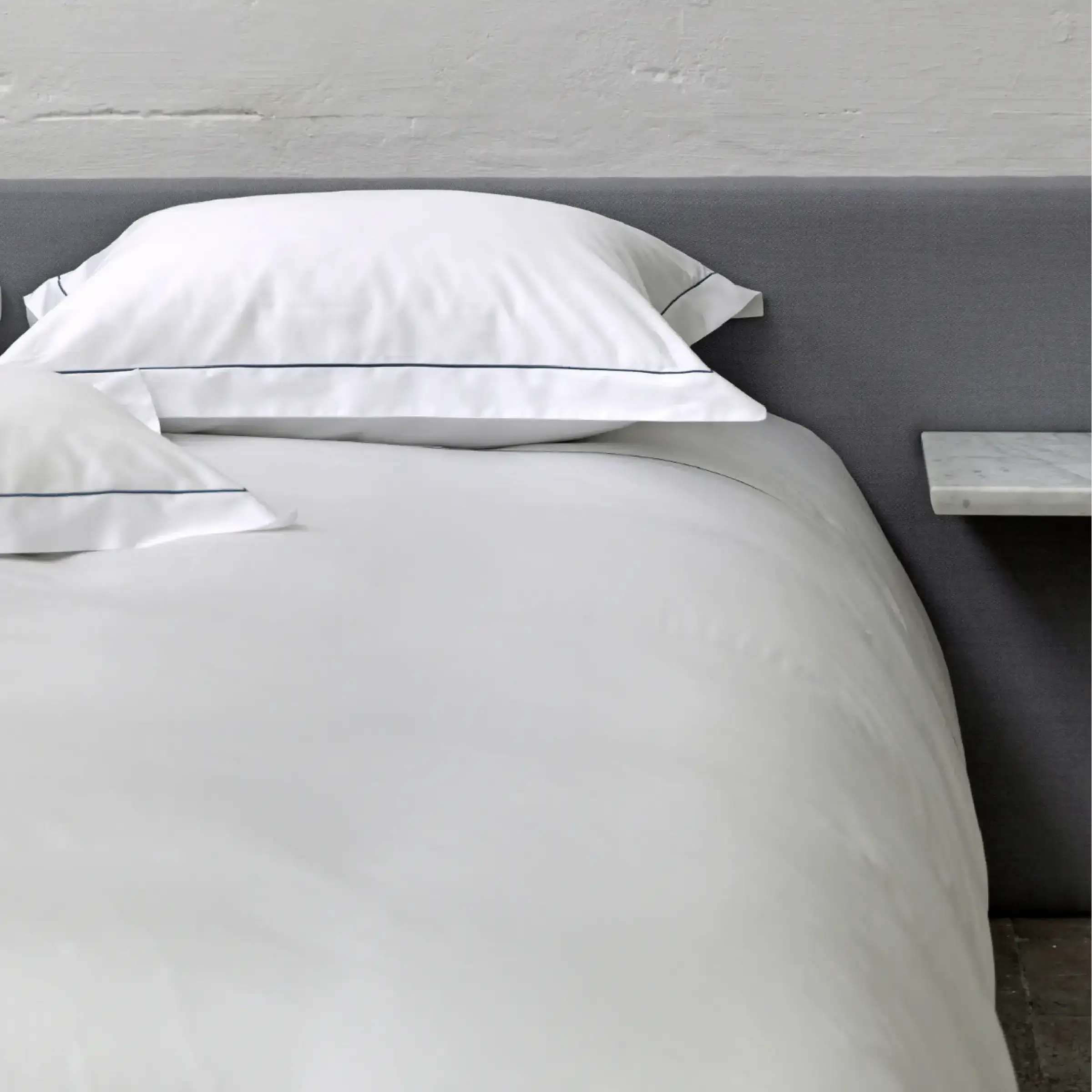 Lysdrap Kussensloop Virgo Percal 400TC Wit