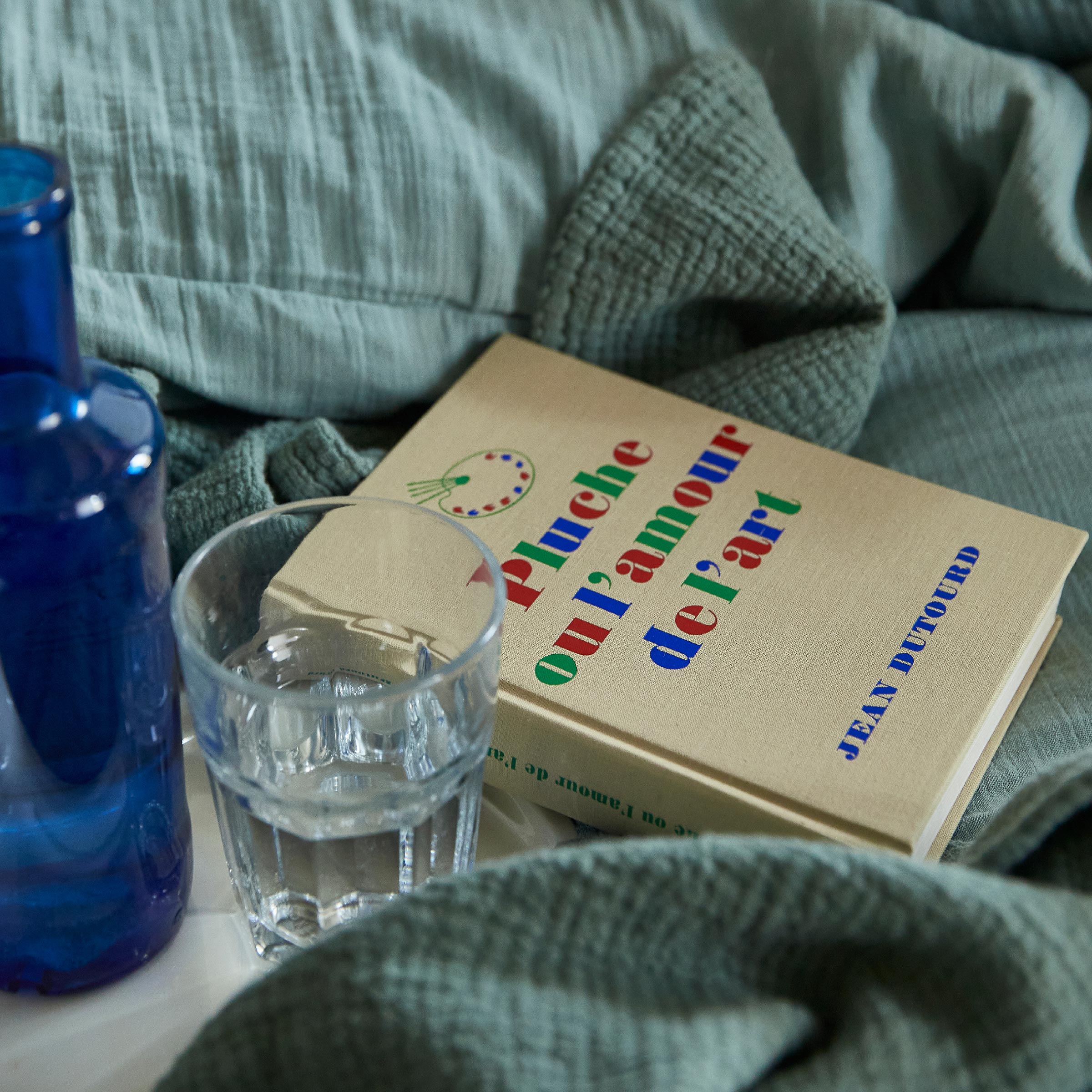 Essix Kussensloop Tendresse Stonewashed Katoengaas 145TC Celadon