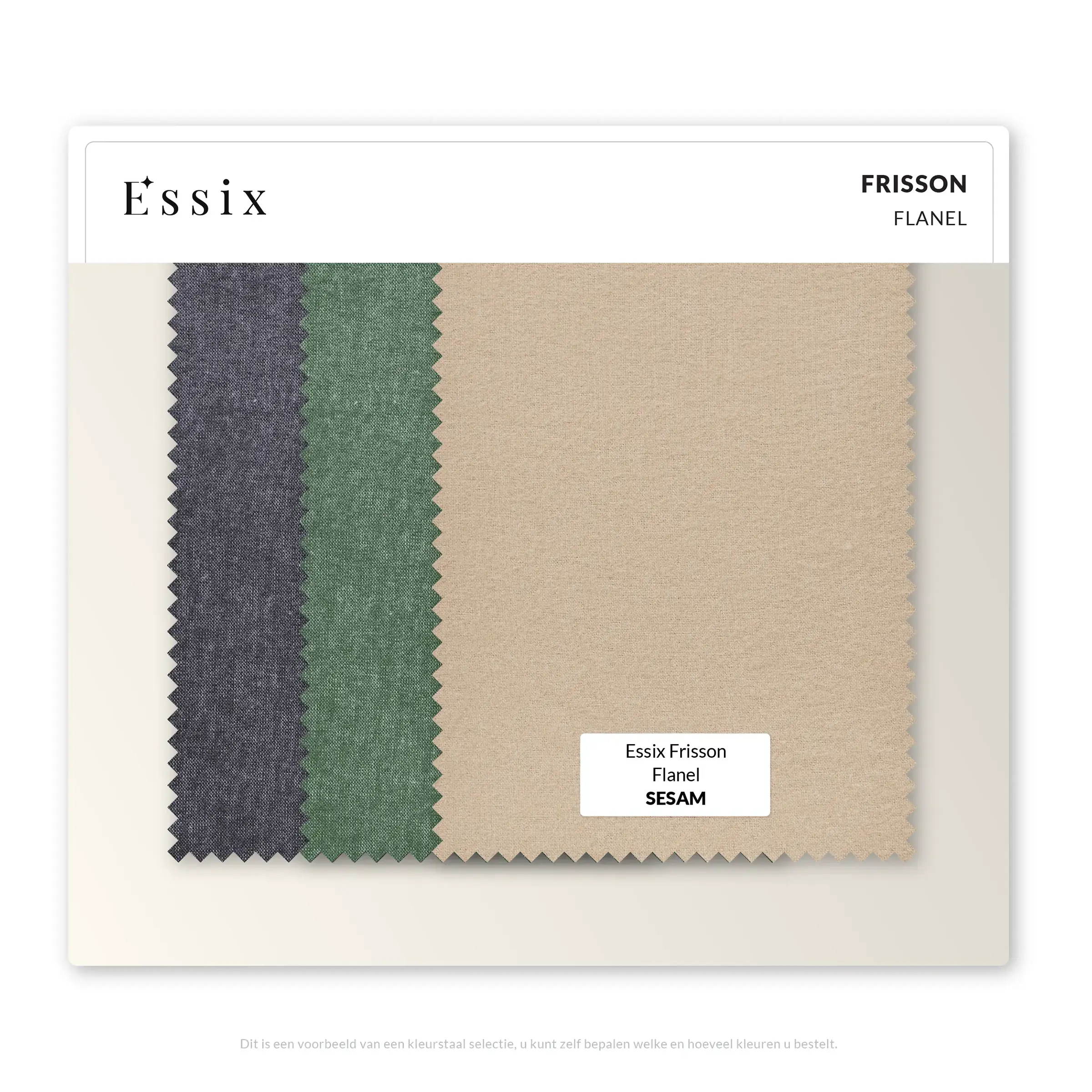 Essix Kleurstalen Frisson Flanel