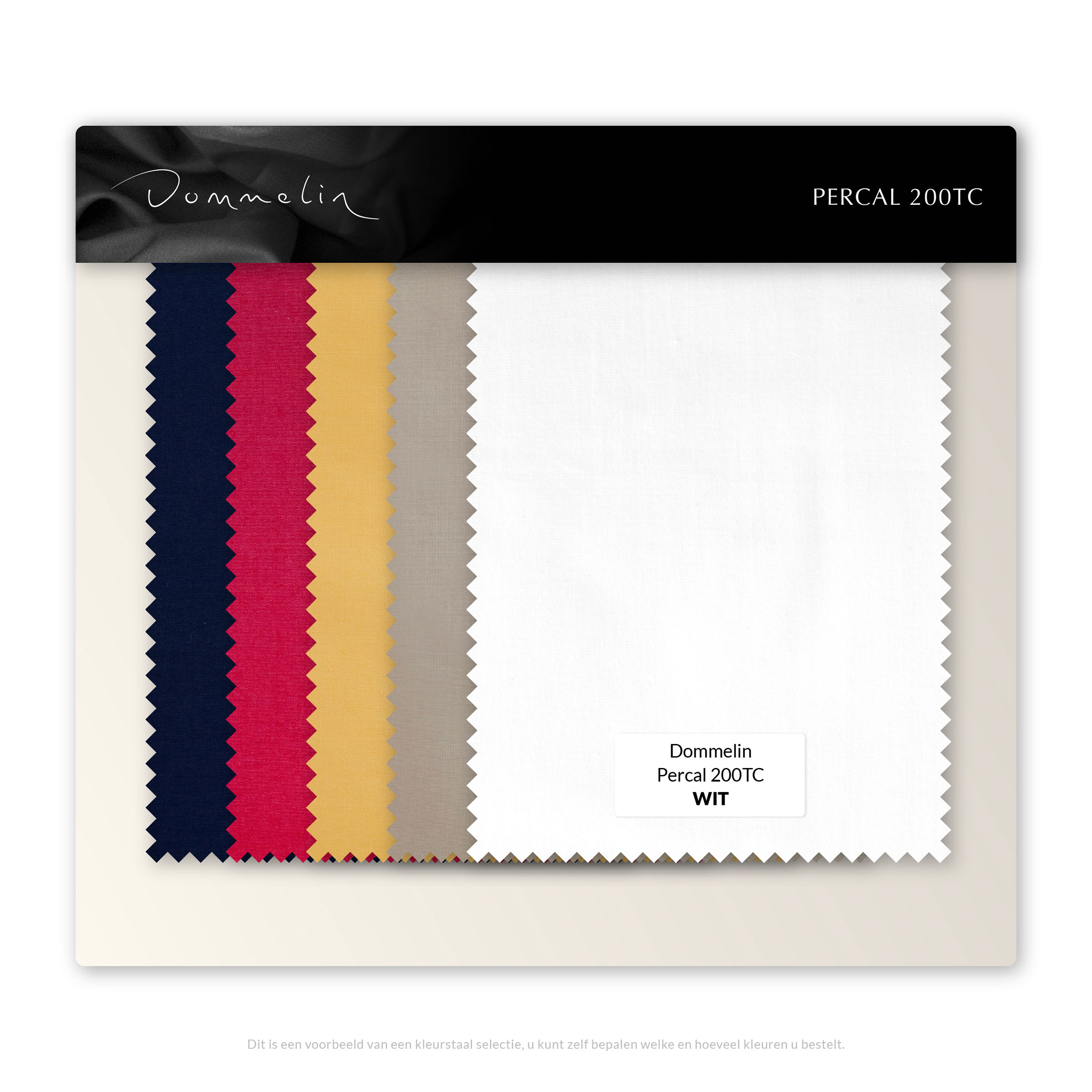 Dommelin Kleurstalen Percal 200TC