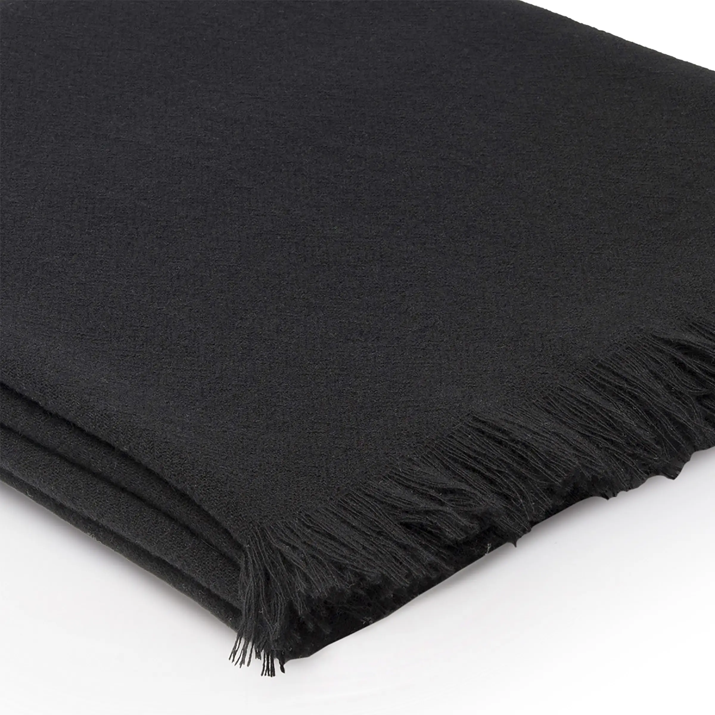 Mrs.Me Plaid Fly Stonewashed Lamswol Black 150 x 200 cm