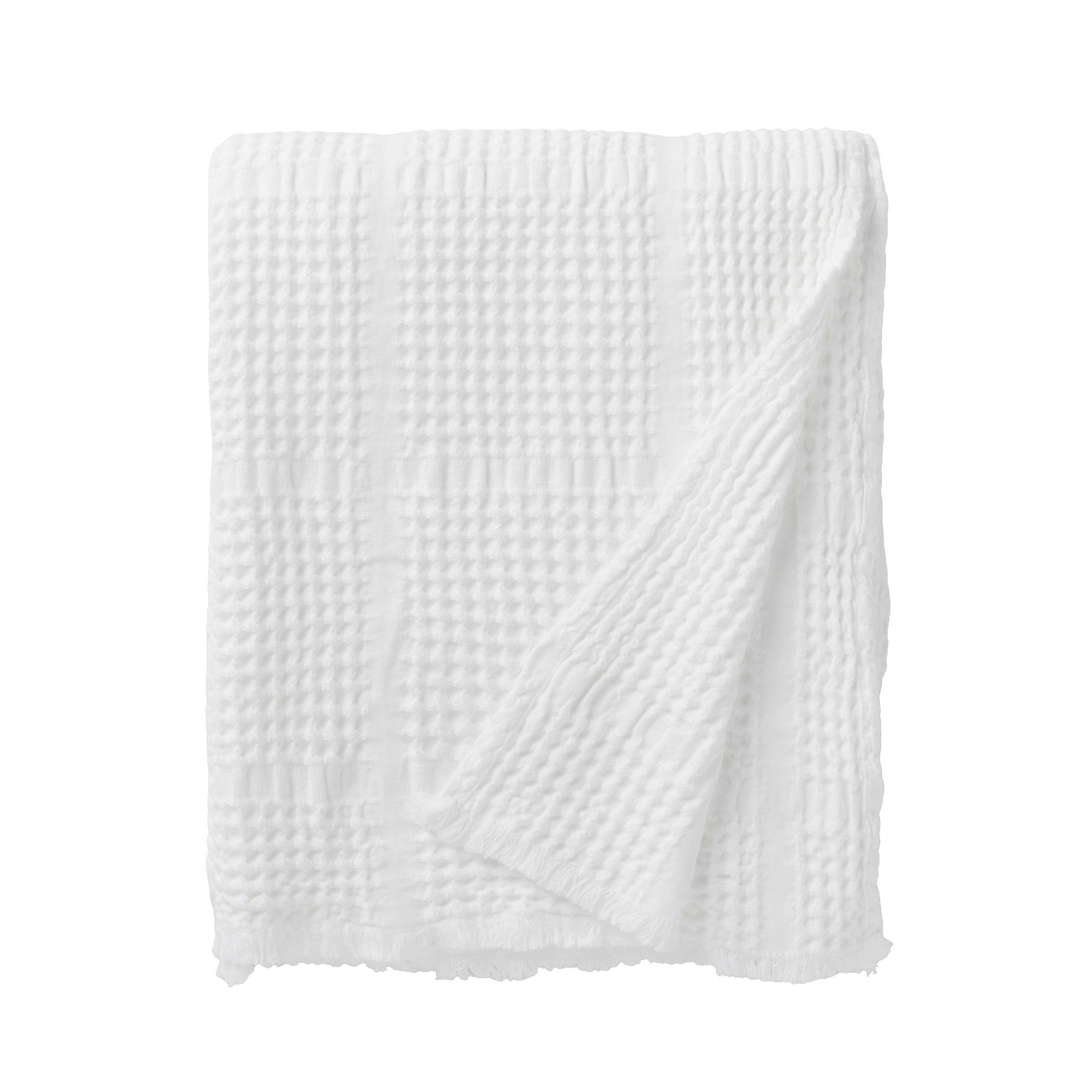 Essix Plaid Yogi Katoen Wit 130 x 170 cm