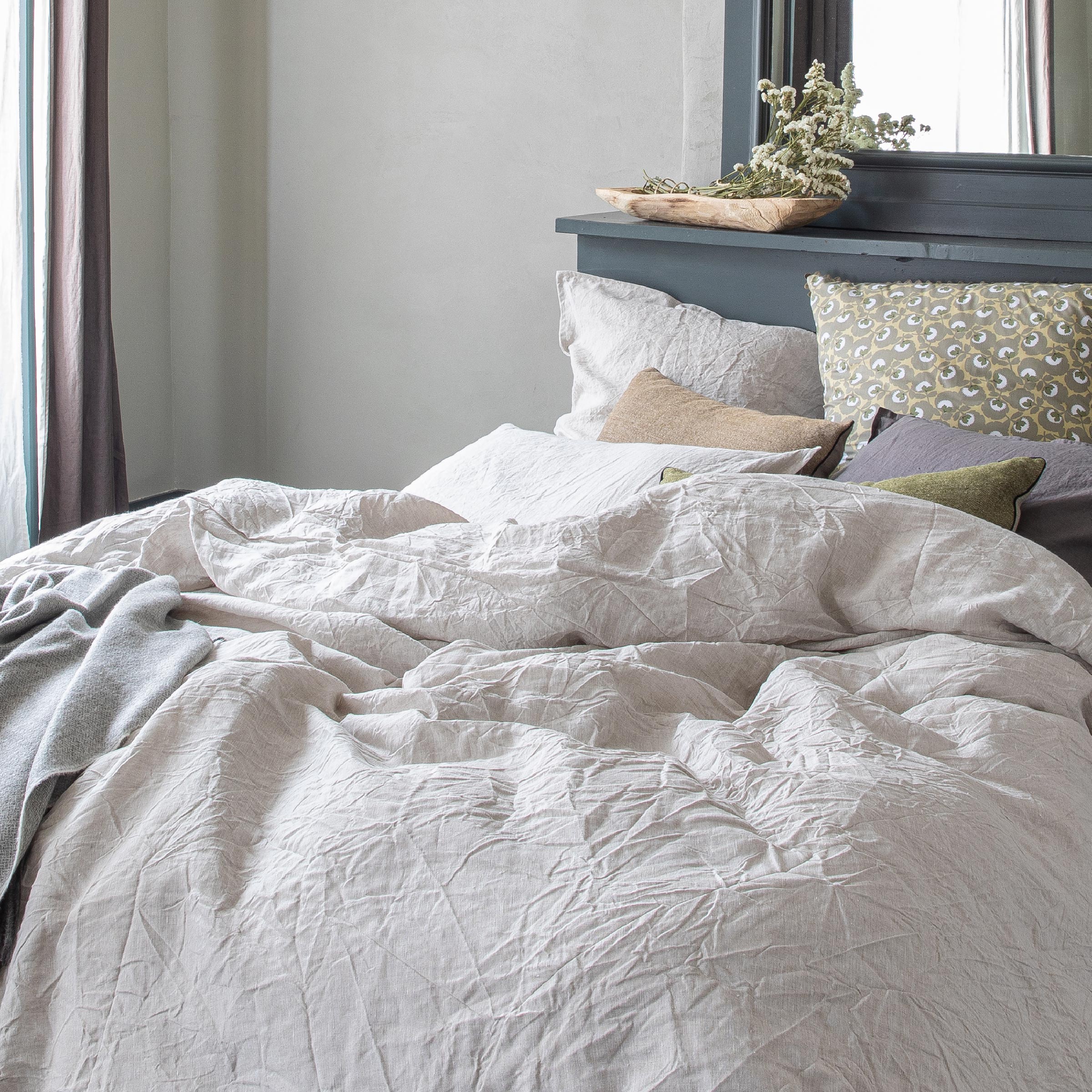 Alexandre Turpault Hoeslaken Nouvelle Vague Stonewashed Linnen Natural