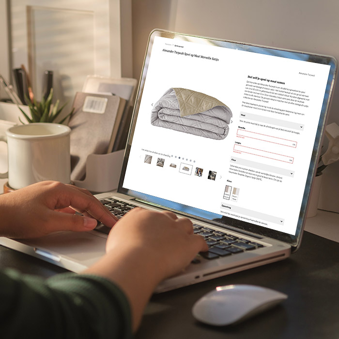 Sprei zelf samenstellen