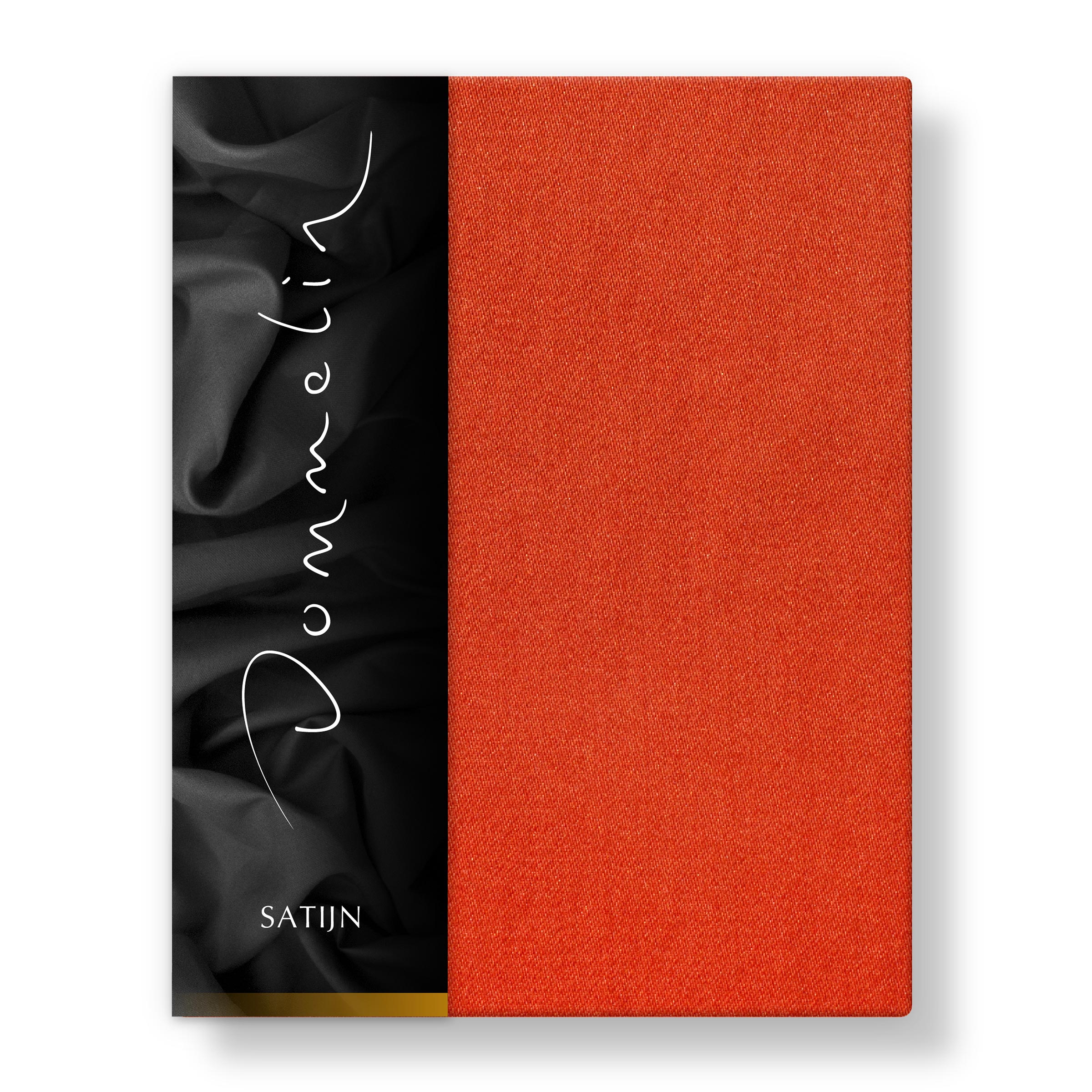 Dommelin Hoeslaken Satijn 300TC Terracotta