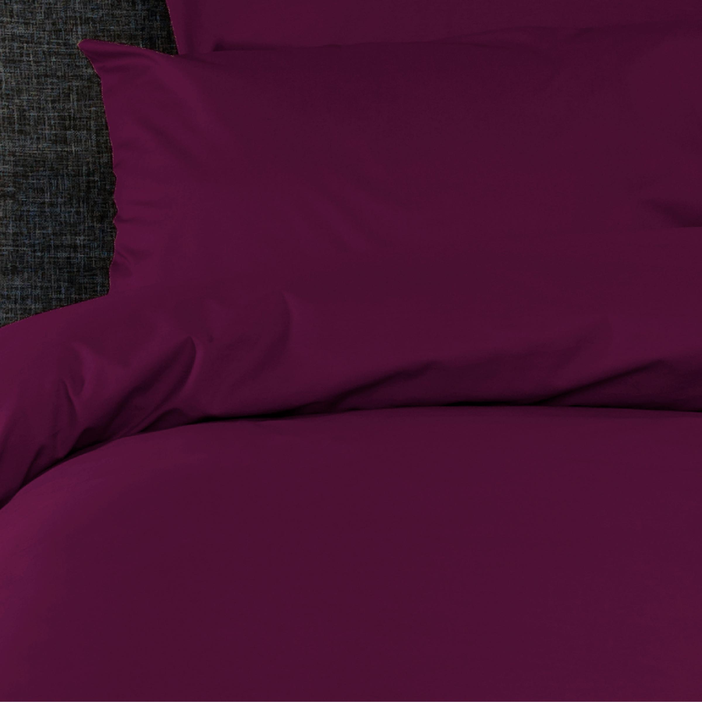 Dommelin Dekbedovertrek Percal 200TC Aubergine