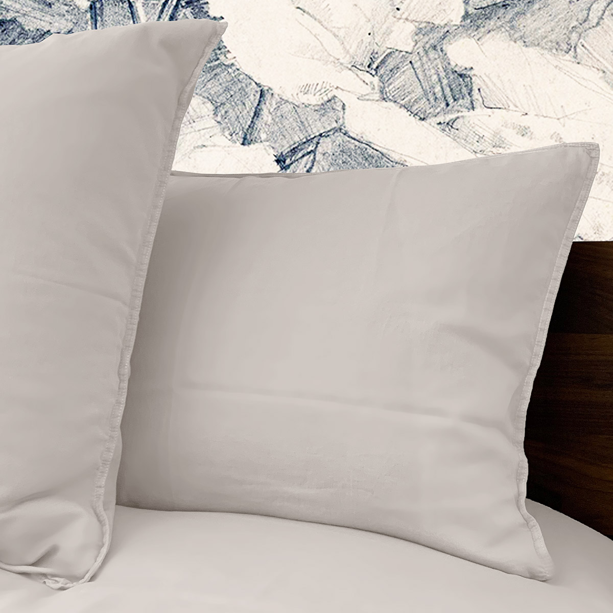 Mrs.Me Dekbedovertrekset Stilo Stonewashed Satijn 300TC Stone