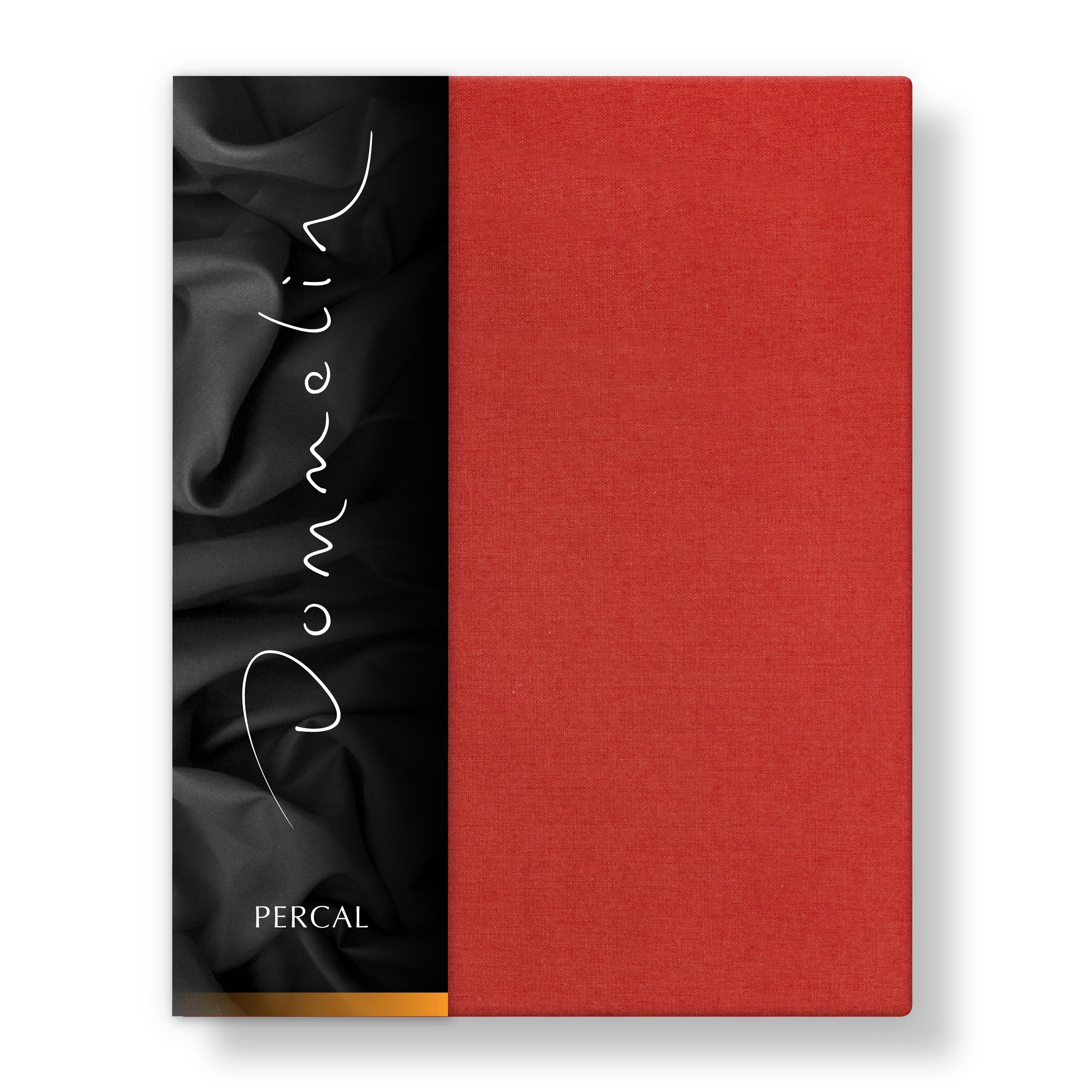 Dommelin Split Hoeslaken Percal 200TC Terracotta