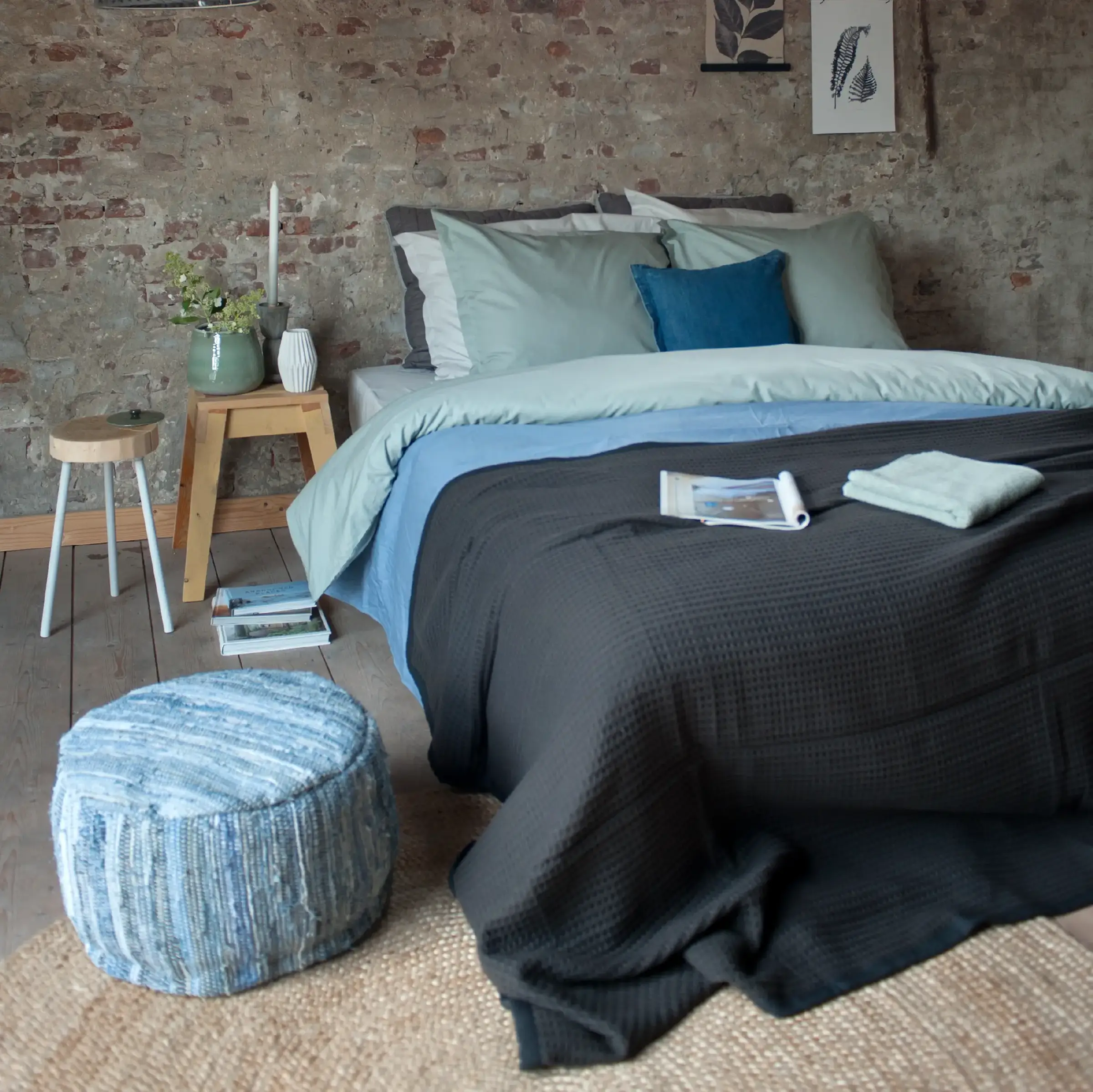 Dommelin Kussensloop Volant Percal 400TC Cognac 60 x 70 cm