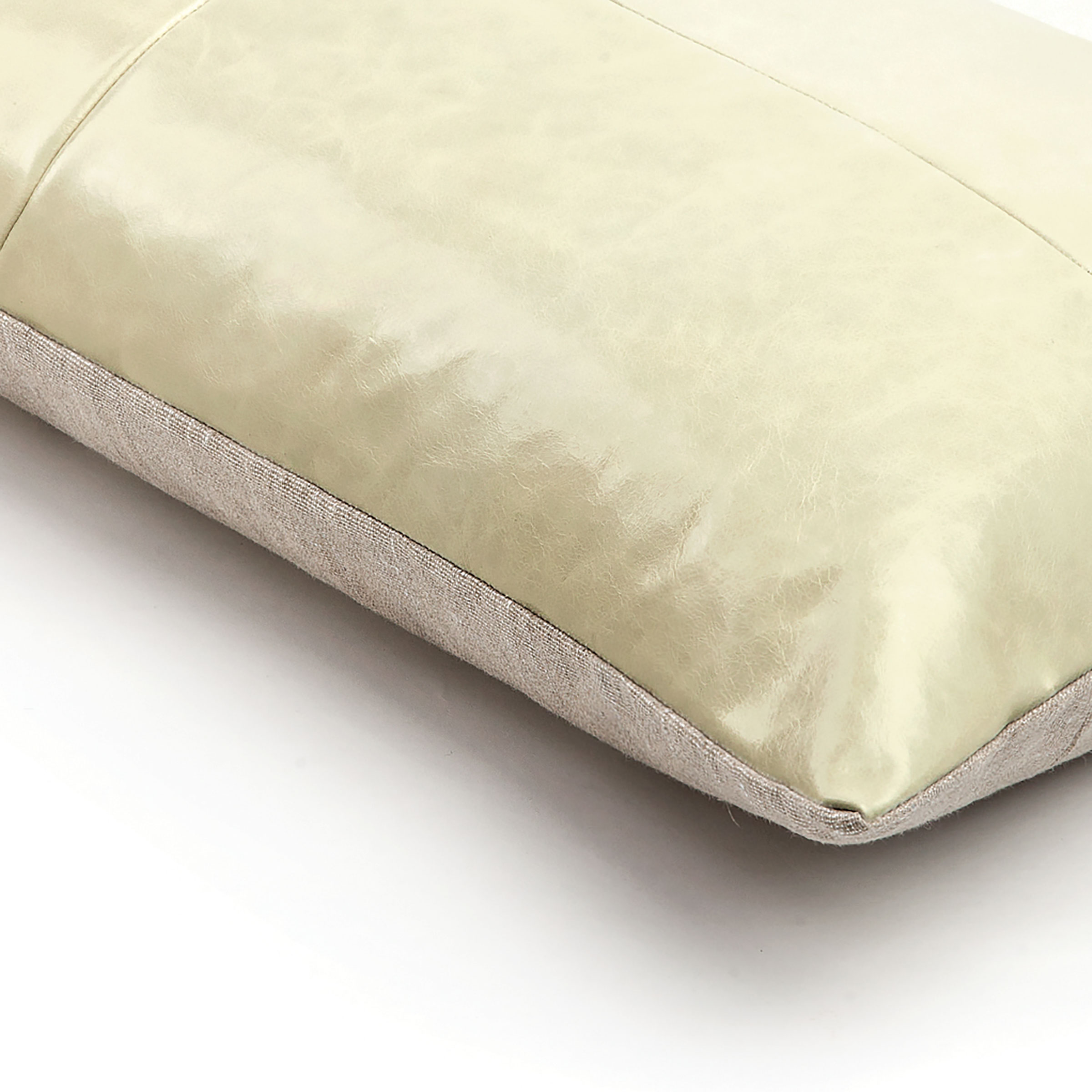 Mrs.Me Sierkussen Pavilion Leer Sage 30 x 60 cm