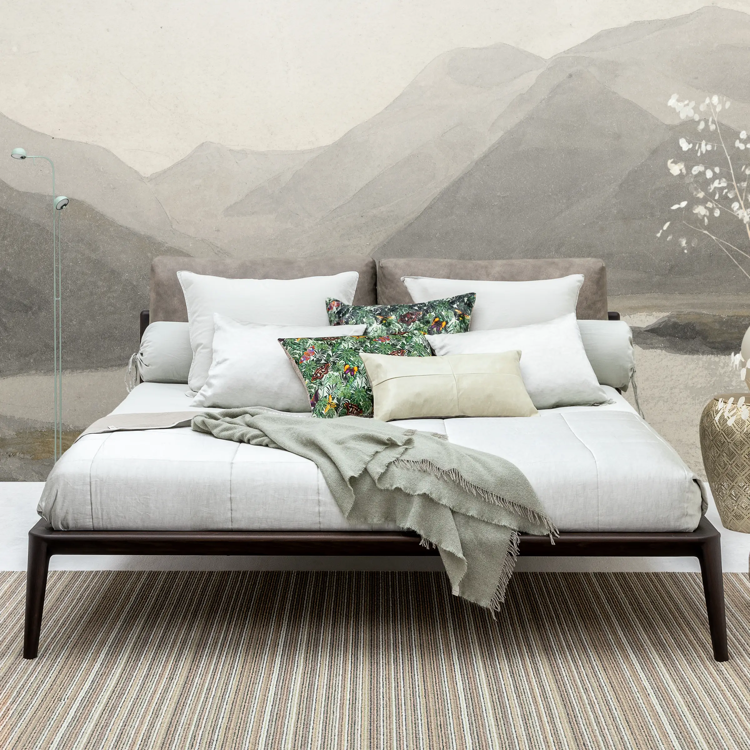 Mrs.Me Dekbedovertrekset Stilo Stonewashed Satijn 300TC Celadon