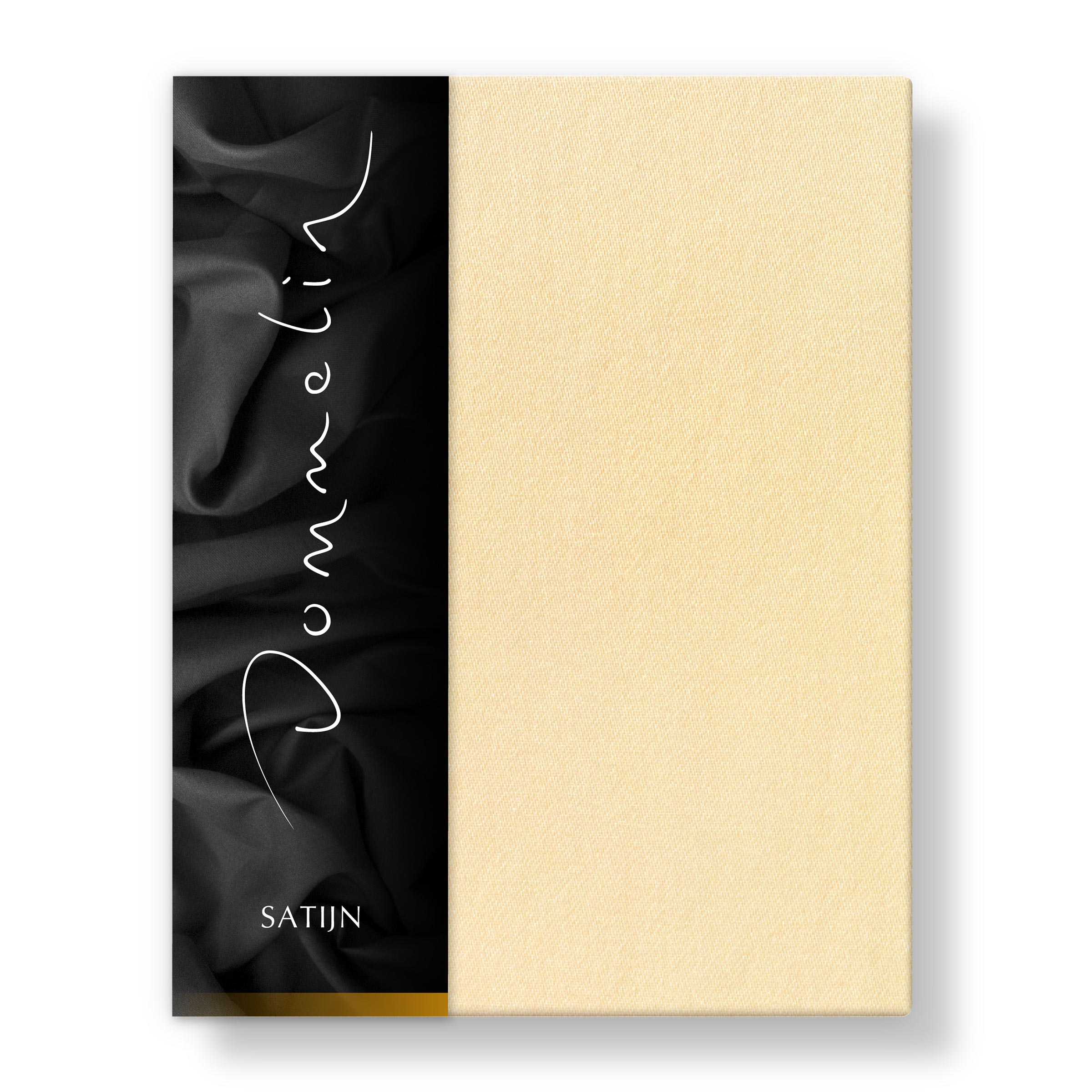 Dommelin Topper Hoeslaken Satijn 300TC Lichtgeel