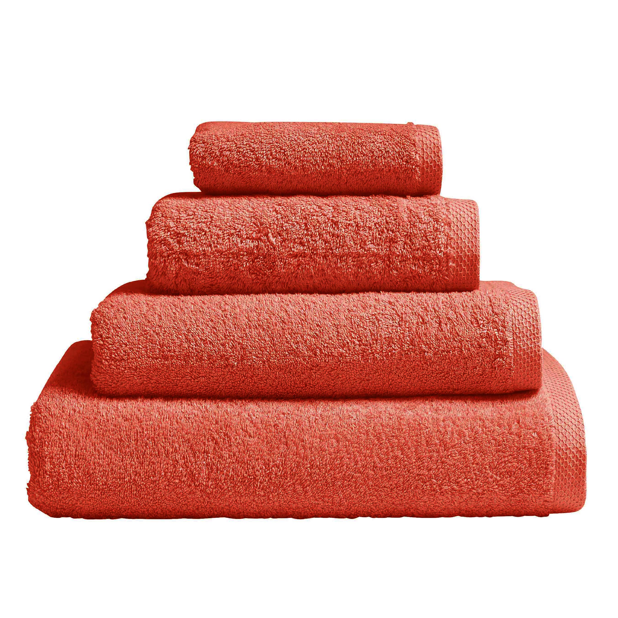 Essix Handdoek Aqua Katoen 530 gr/m2 Rooibos 55x100 (3st)