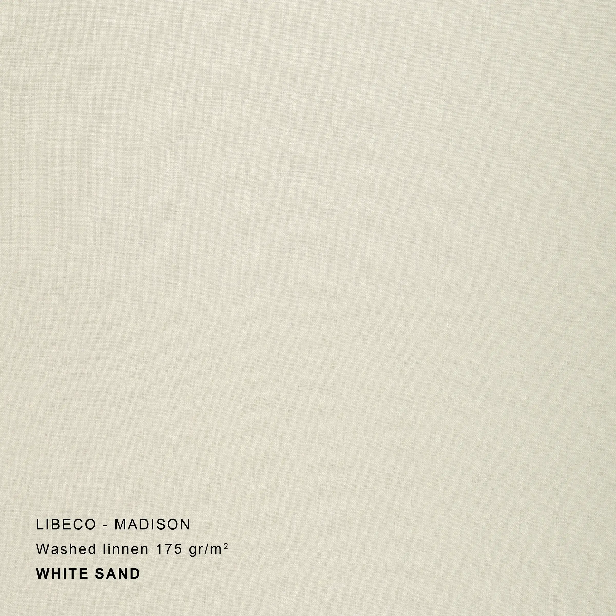 Libeco Kussensloop Madison Washed Linnen 175 gr/m2 White Sand